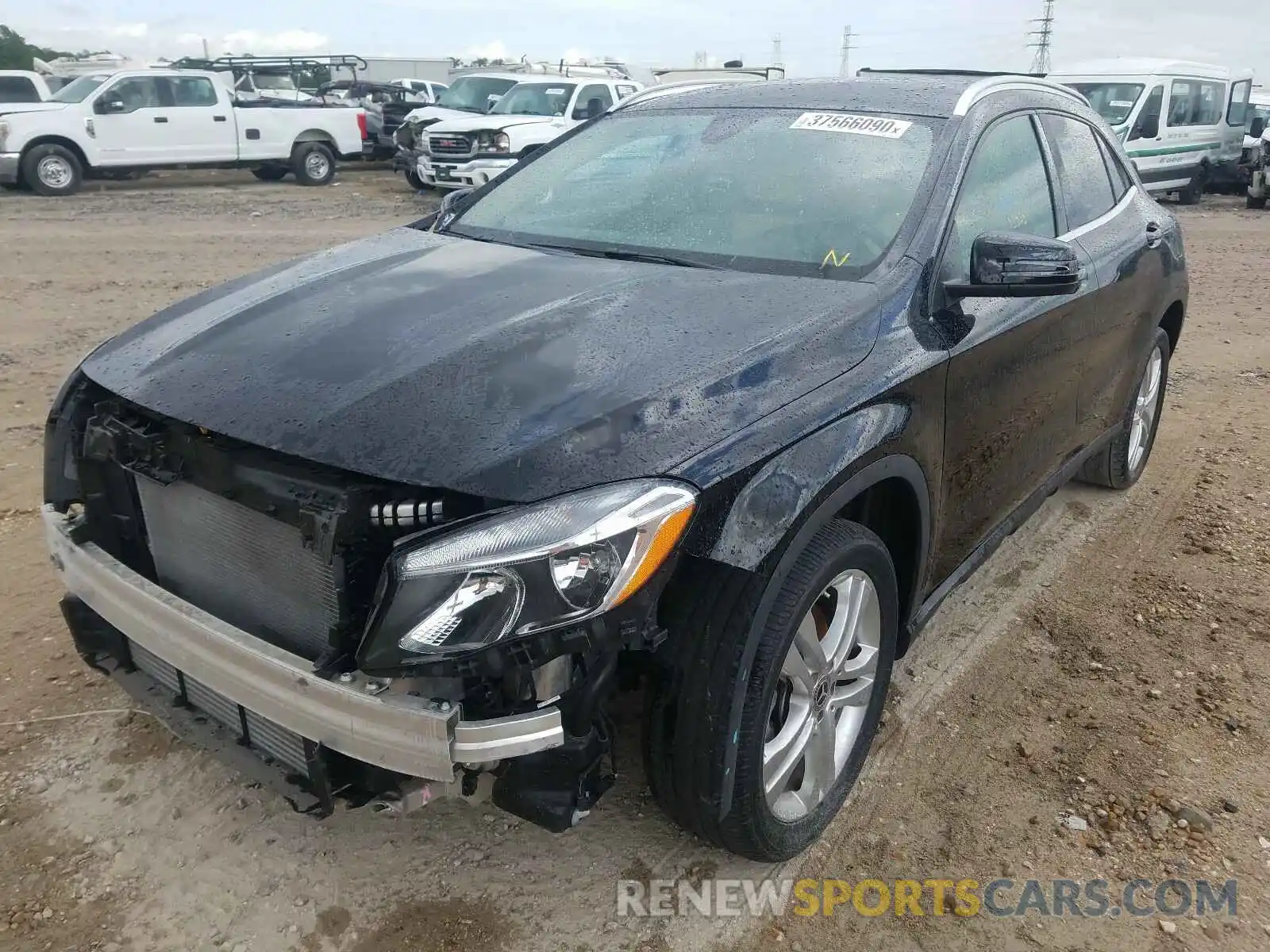 2 Photograph of a damaged car WDCTG4EB2KU011033 MERCEDES-BENZ G CLASS 2019