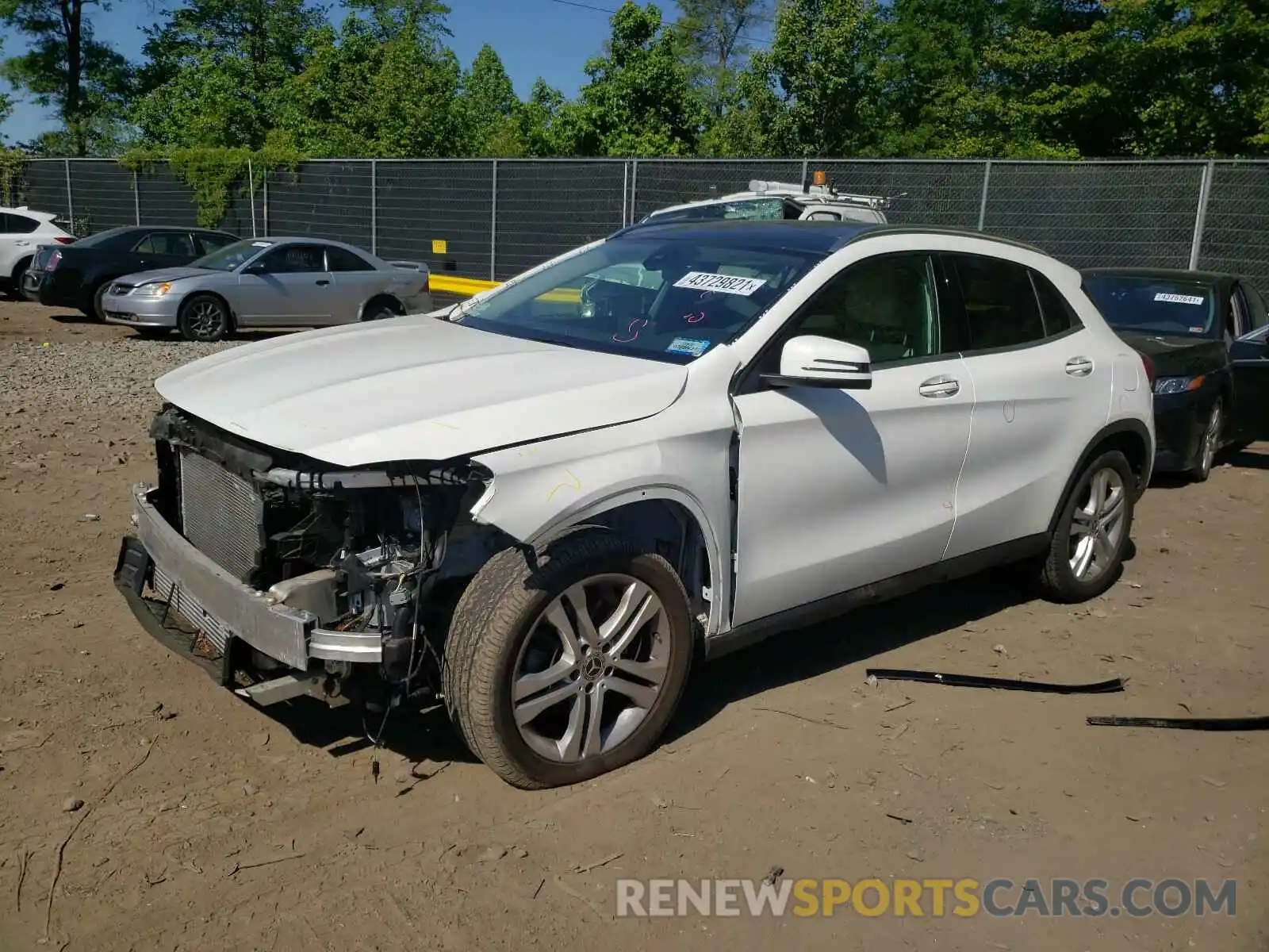 2 Photograph of a damaged car WDCTG4EB2KU014515 MERCEDES-BENZ G CLASS 2019