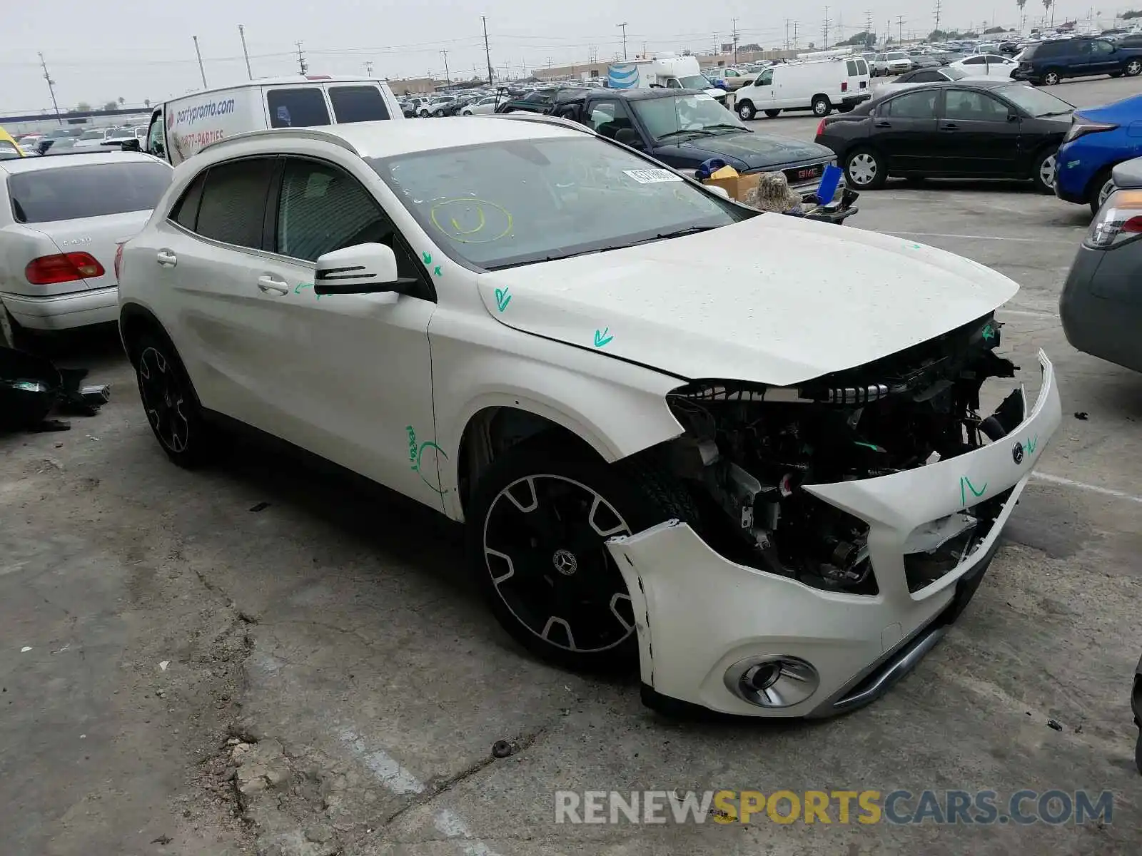 1 Photograph of a damaged car WDCTG4EB2KU020816 MERCEDES-BENZ G CLASS 2019