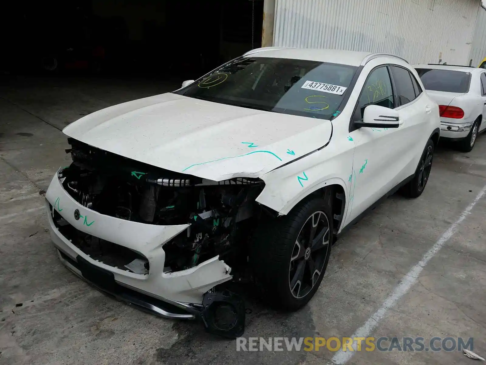 2 Photograph of a damaged car WDCTG4EB2KU020816 MERCEDES-BENZ G CLASS 2019