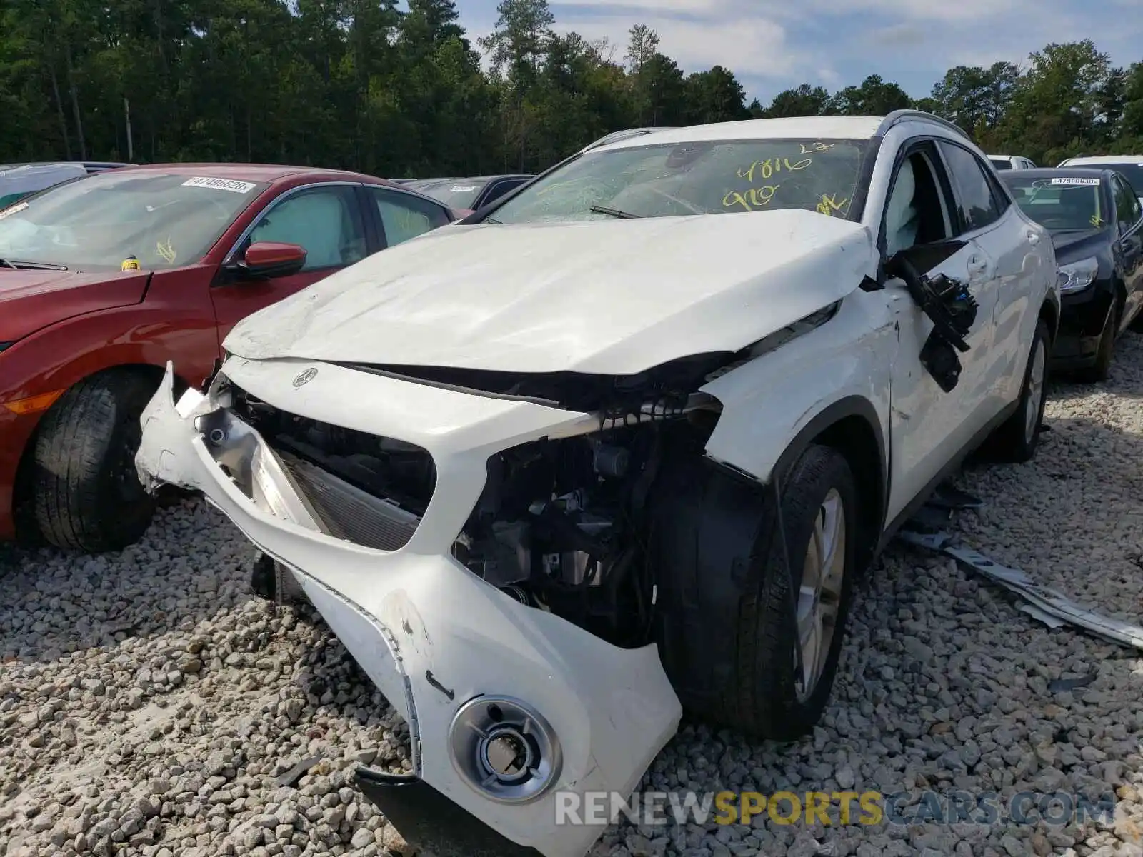 2 Photograph of a damaged car WDCTG4EB3KU006035 MERCEDES-BENZ G CLASS 2019