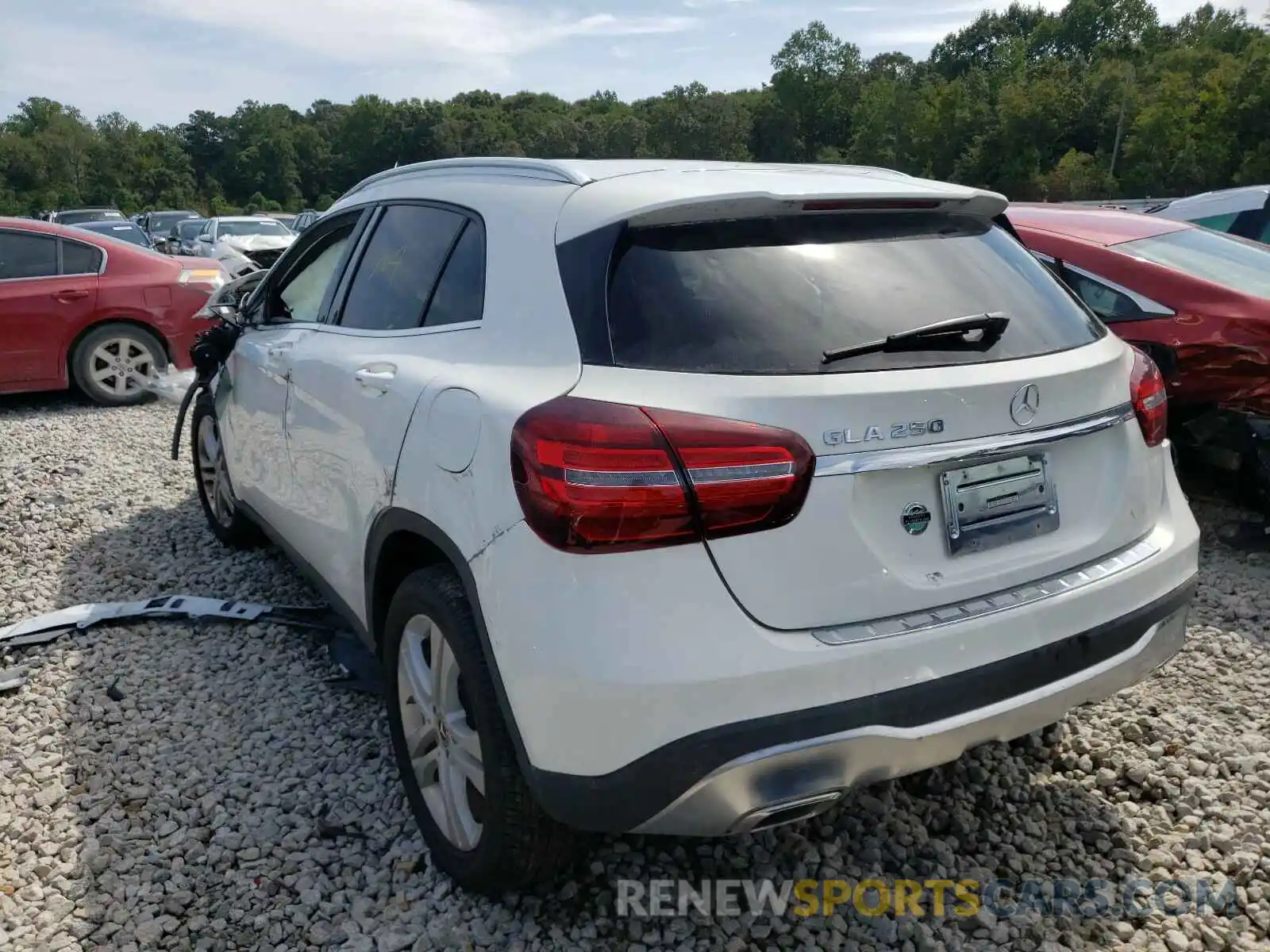 3 Photograph of a damaged car WDCTG4EB3KU006035 MERCEDES-BENZ G CLASS 2019