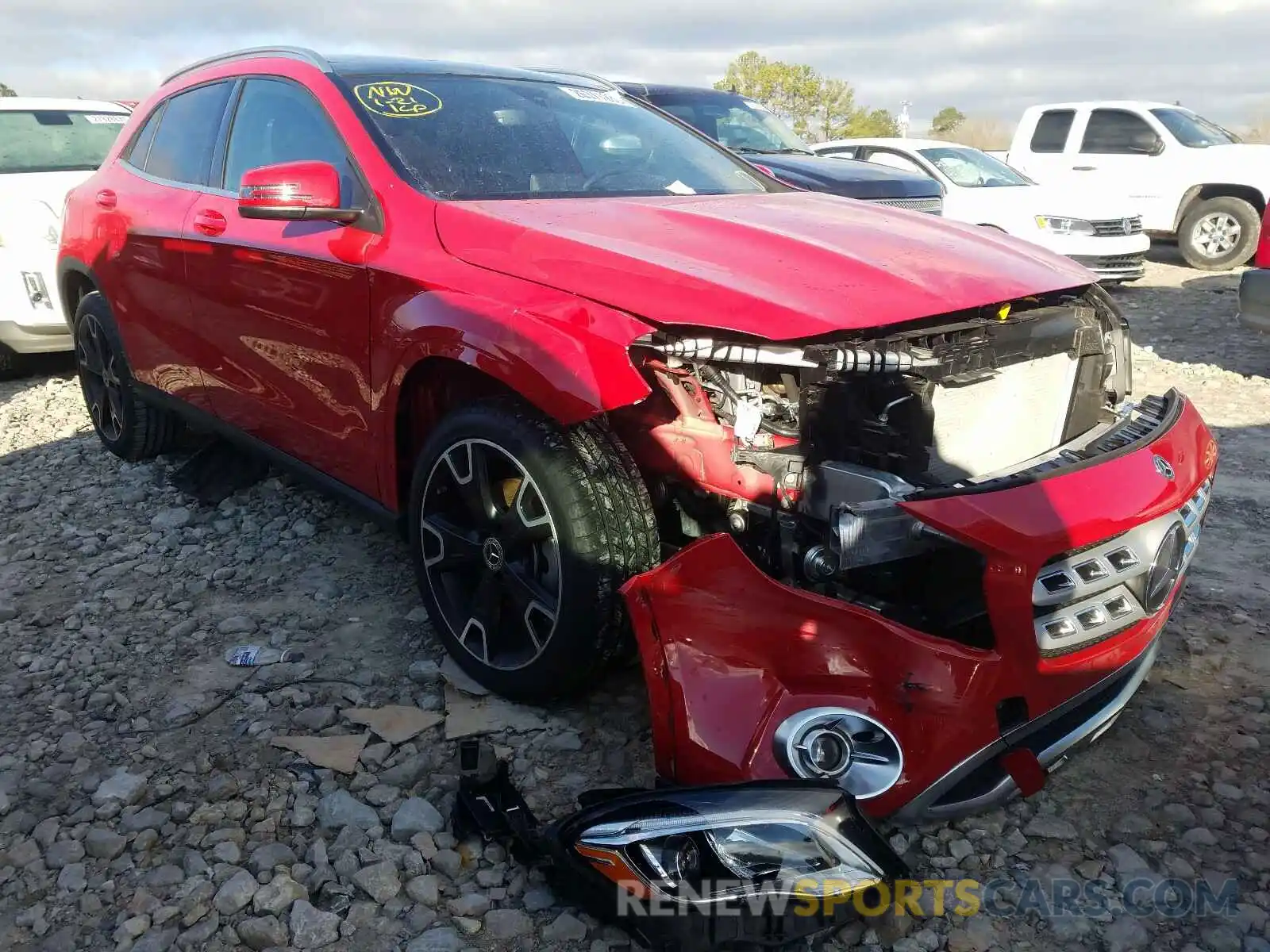 1 Photograph of a damaged car WDCTG4EB3KU006195 MERCEDES-BENZ G CLASS 2019