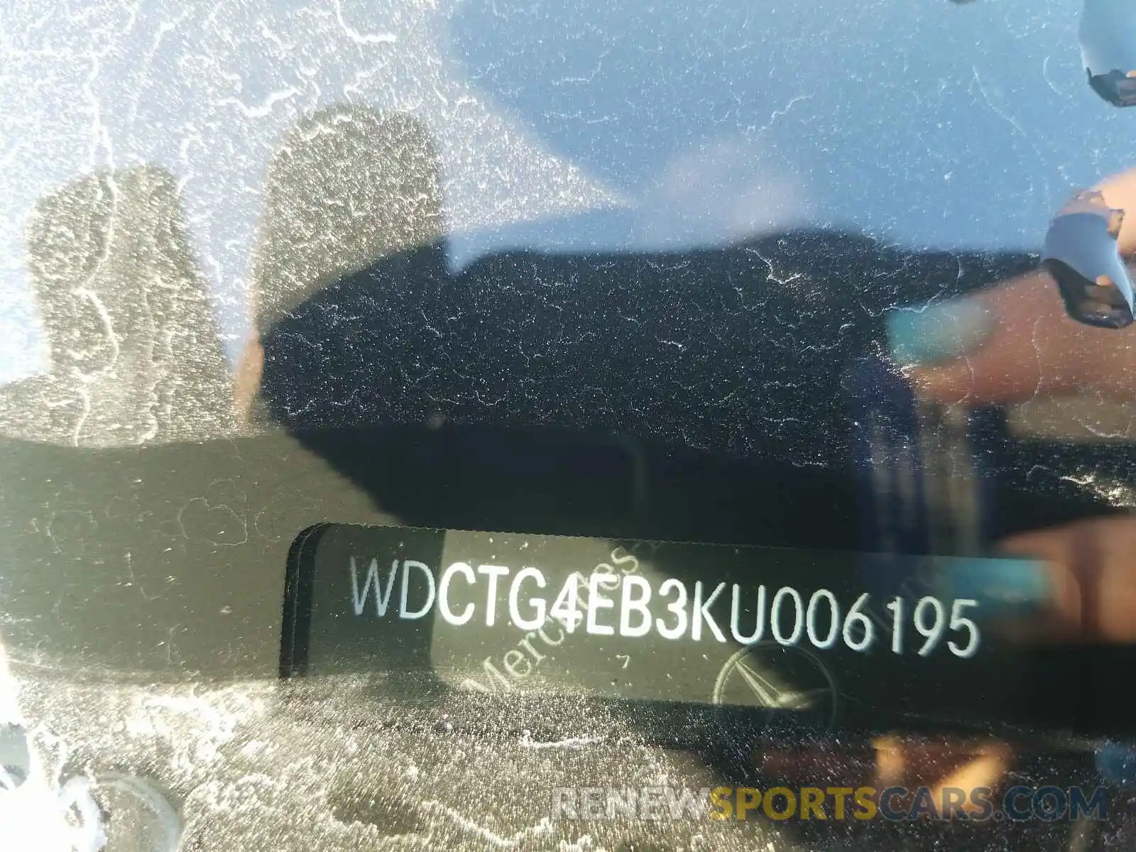 10 Photograph of a damaged car WDCTG4EB3KU006195 MERCEDES-BENZ G CLASS 2019