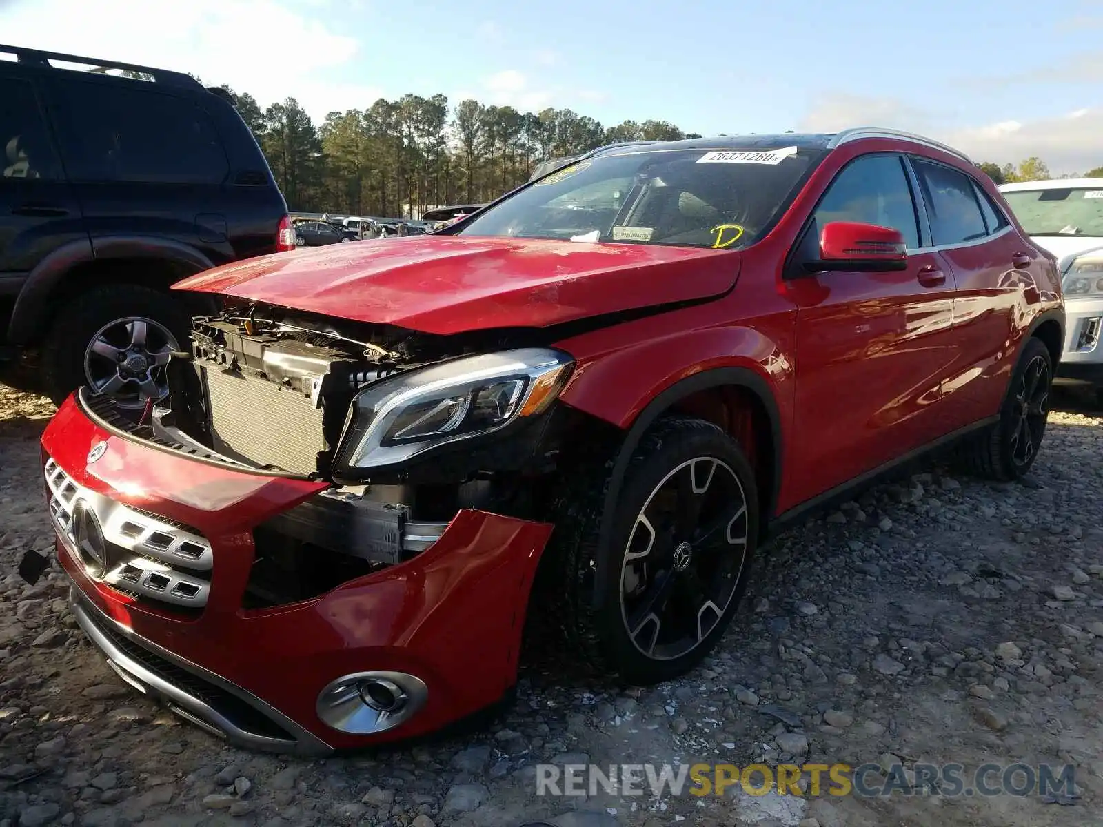 2 Photograph of a damaged car WDCTG4EB3KU006195 MERCEDES-BENZ G CLASS 2019