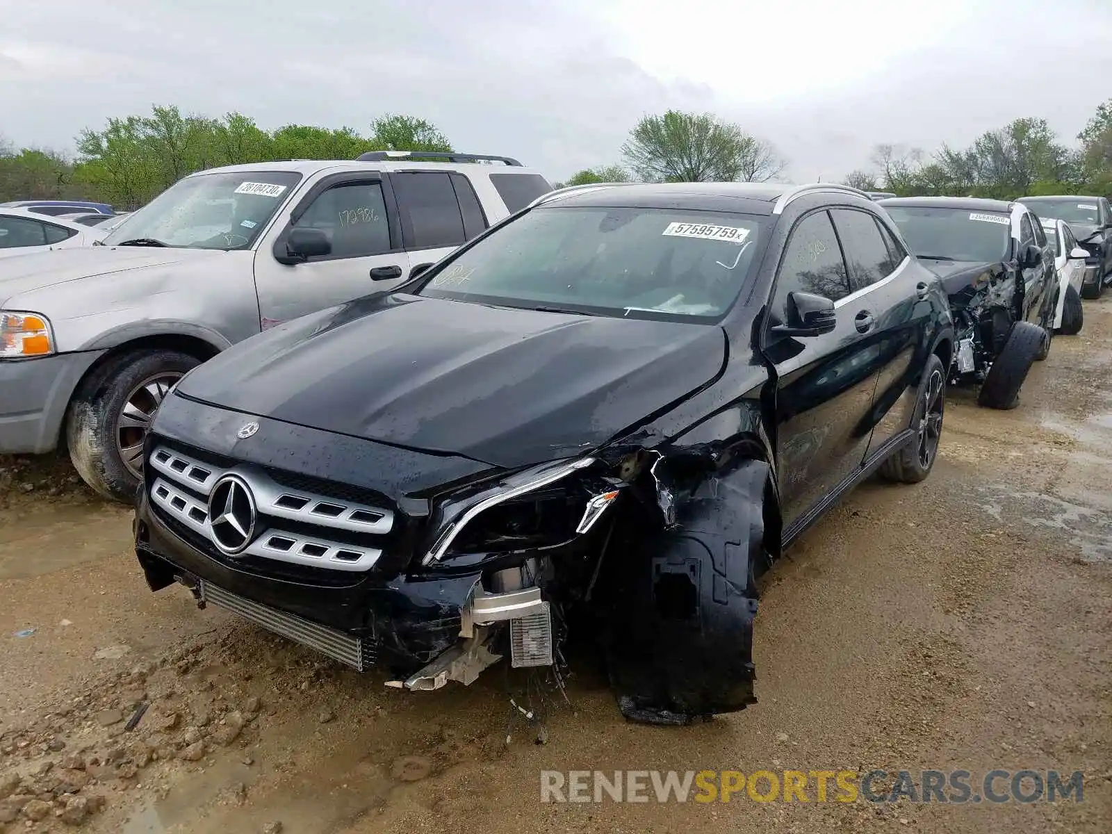 2 Photograph of a damaged car WDCTG4EB3KU015432 MERCEDES-BENZ G CLASS 2019