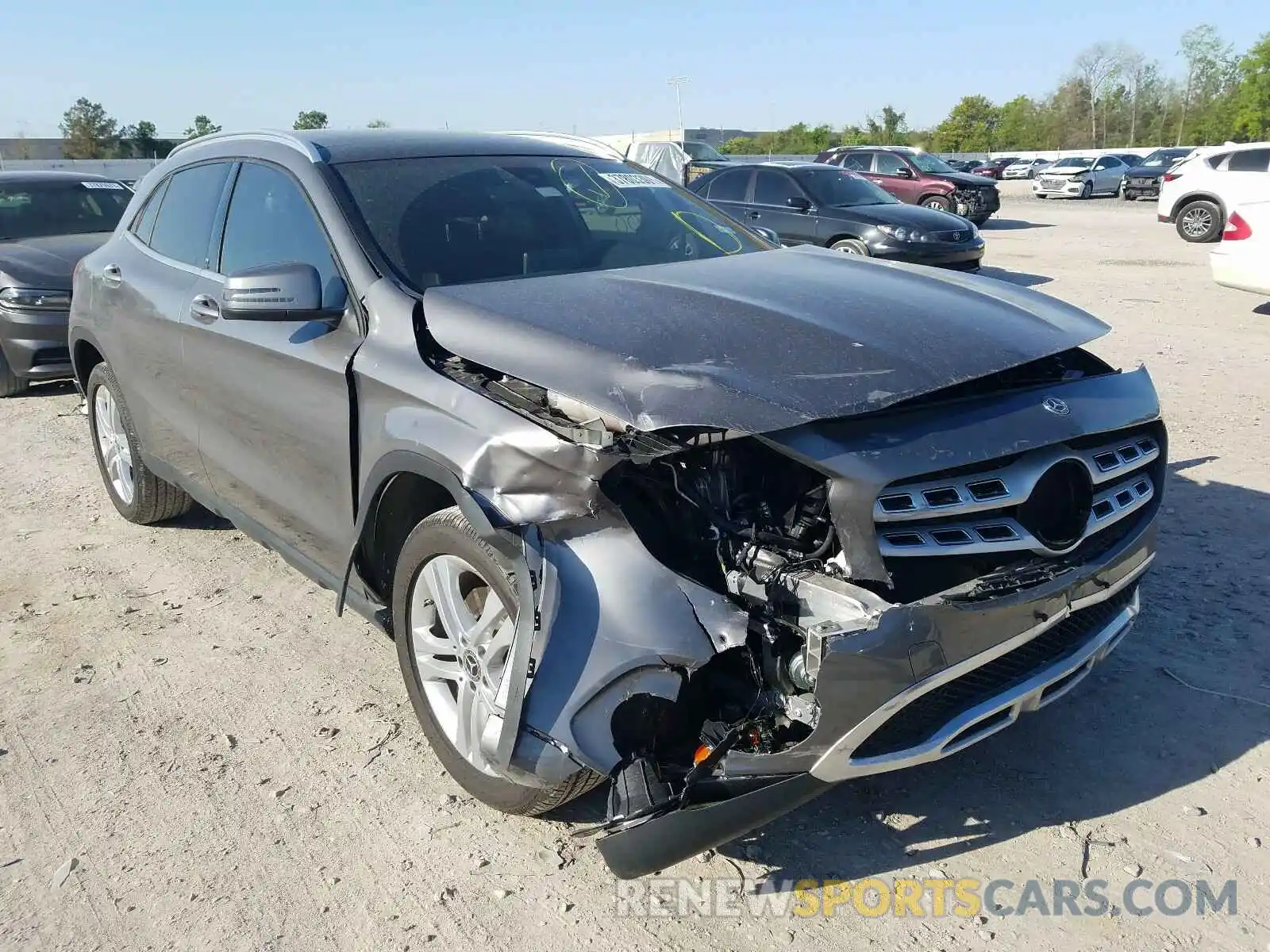 1 Photograph of a damaged car WDCTG4EB4KJ597056 MERCEDES-BENZ G CLASS 2019