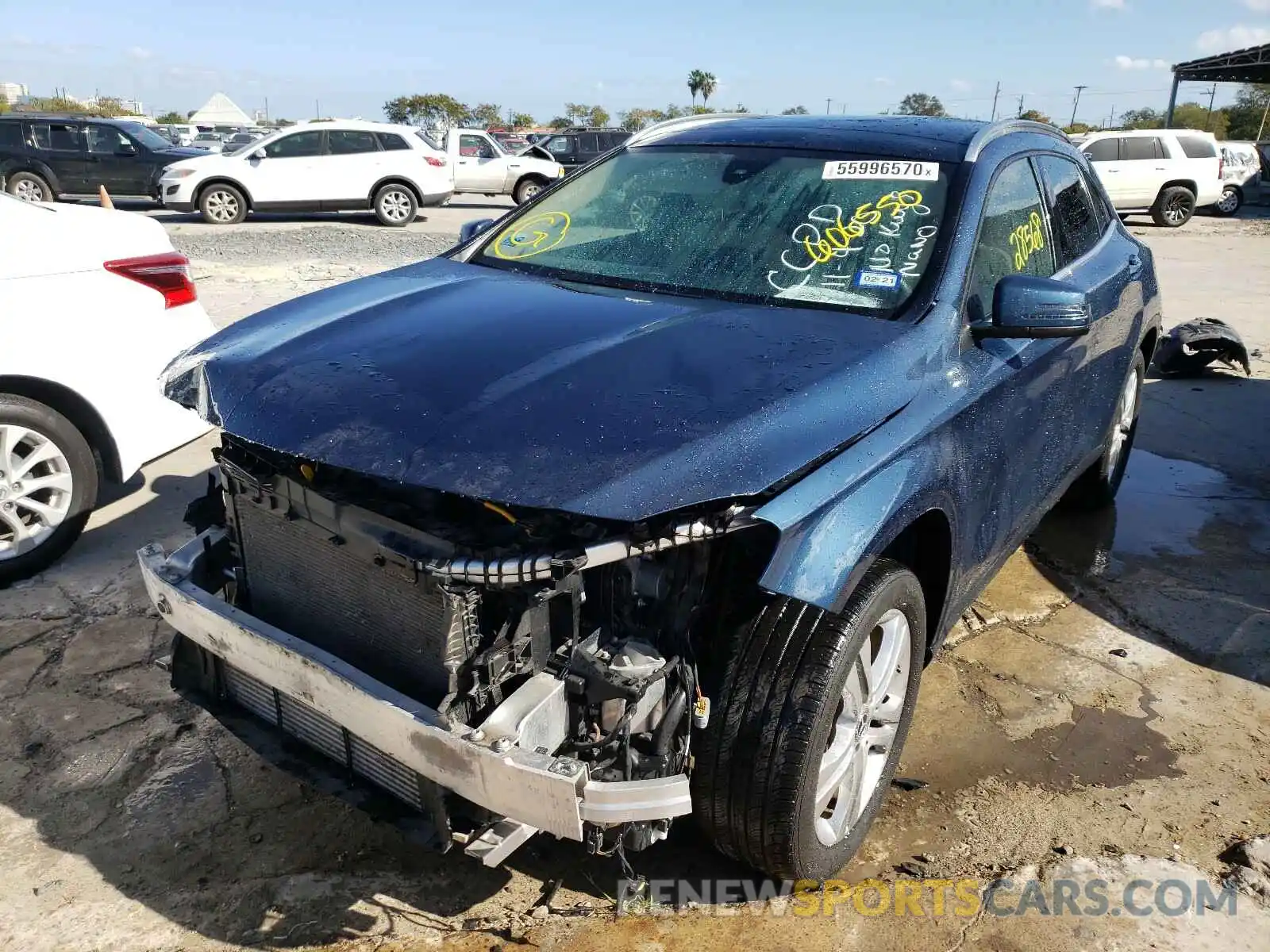 2 Photograph of a damaged car WDCTG4EB4KJ606550 MERCEDES-BENZ G CLASS 2019