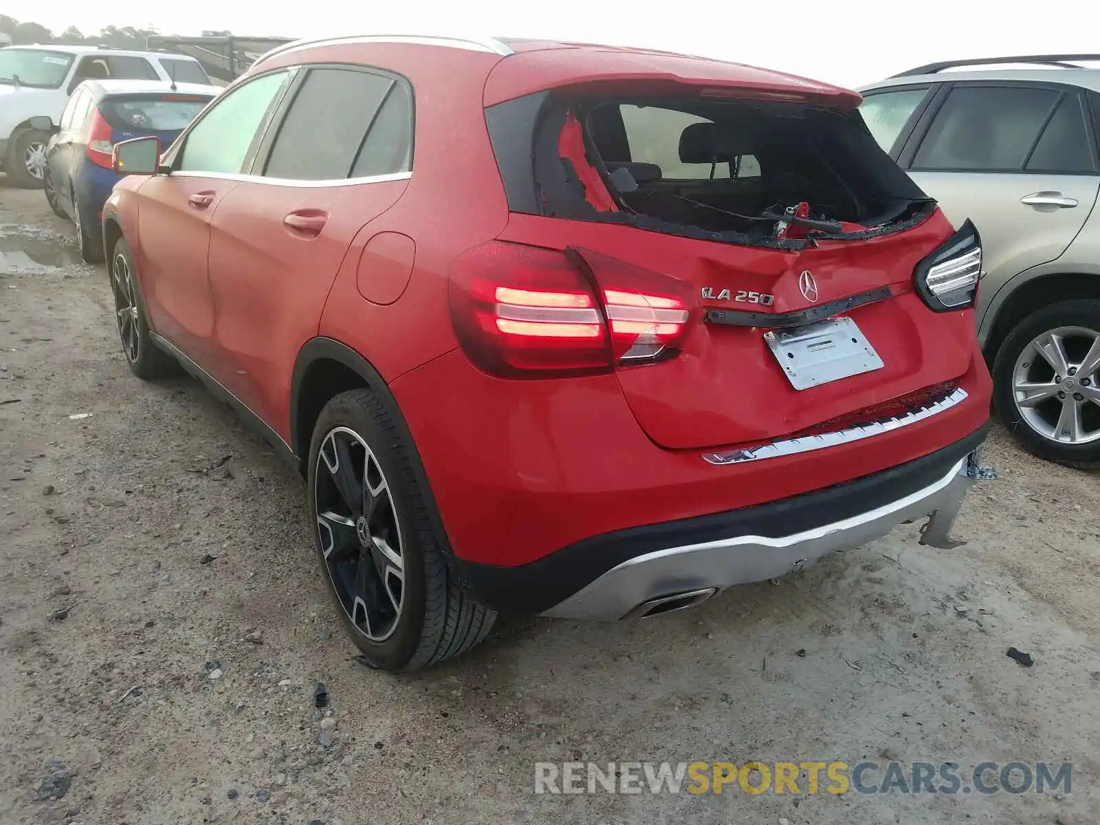 3 Photograph of a damaged car WDCTG4EB4KU001295 MERCEDES-BENZ G CLASS 2019