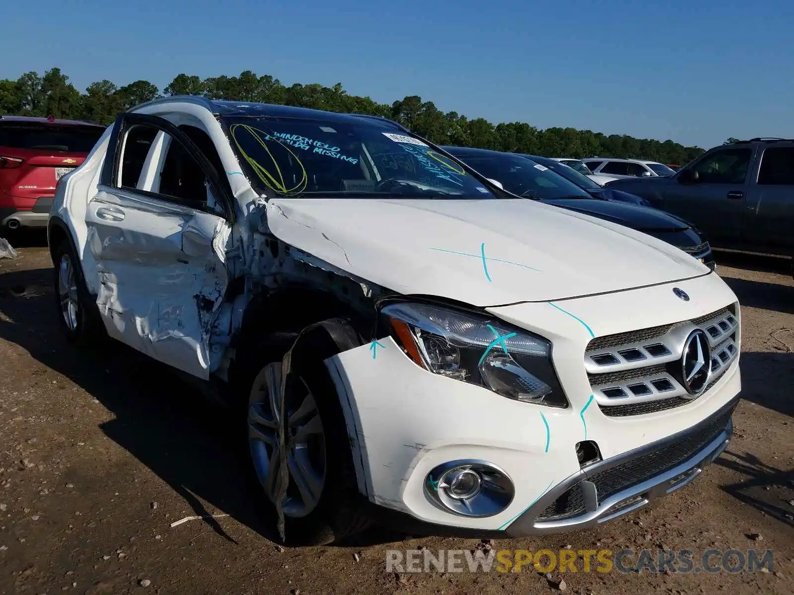 1 Photograph of a damaged car WDCTG4EB4KU007663 MERCEDES-BENZ G CLASS 2019