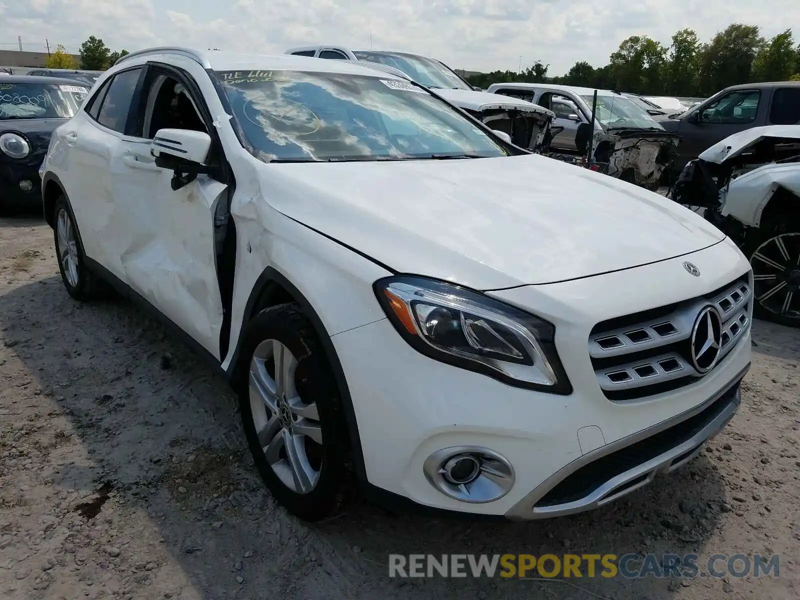 1 Photograph of a damaged car WDCTG4EB5KJ551641 MERCEDES-BENZ G CLASS 2019