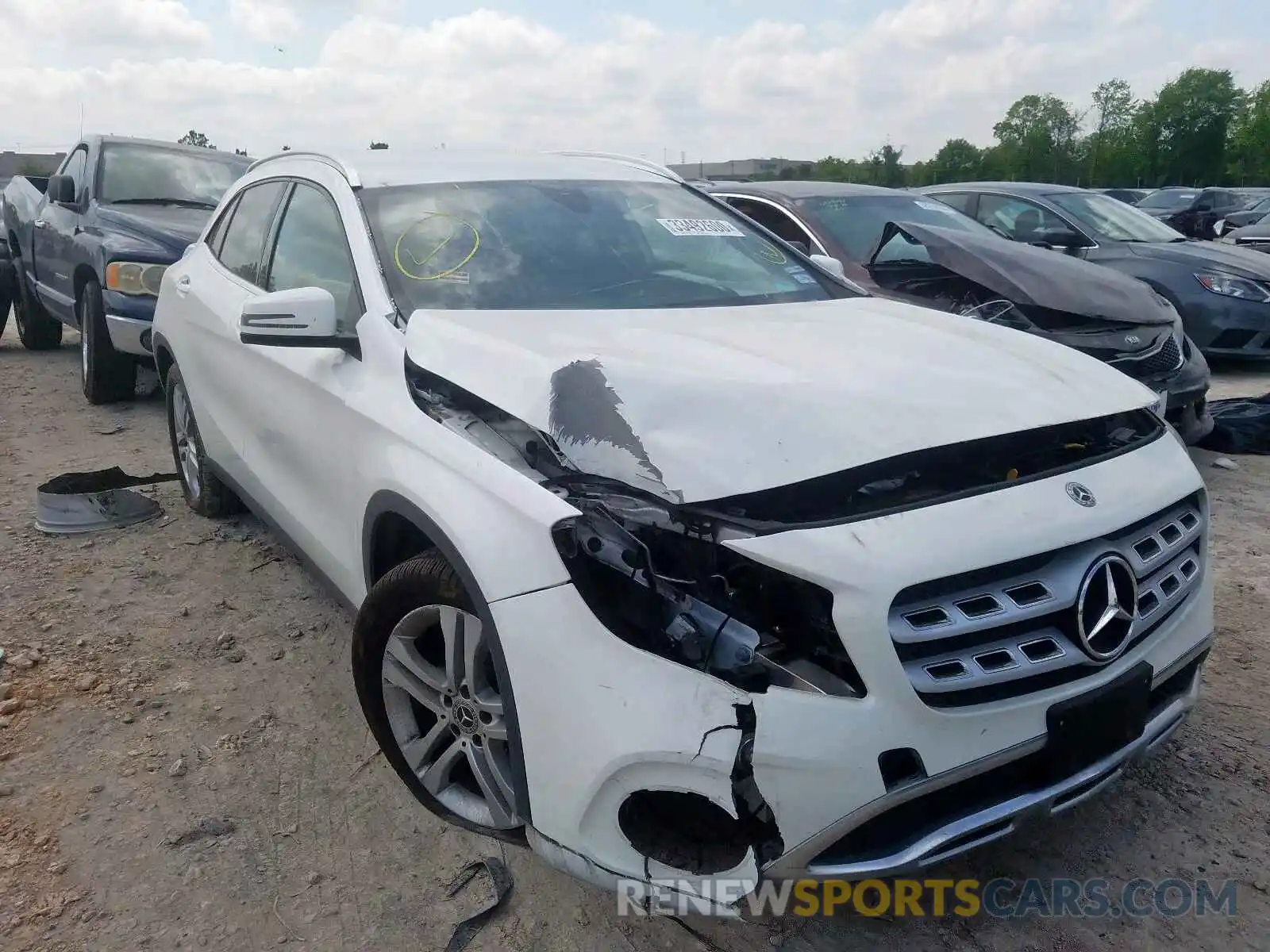1 Photograph of a damaged car WDCTG4EB5KU003718 MERCEDES-BENZ G CLASS 2019