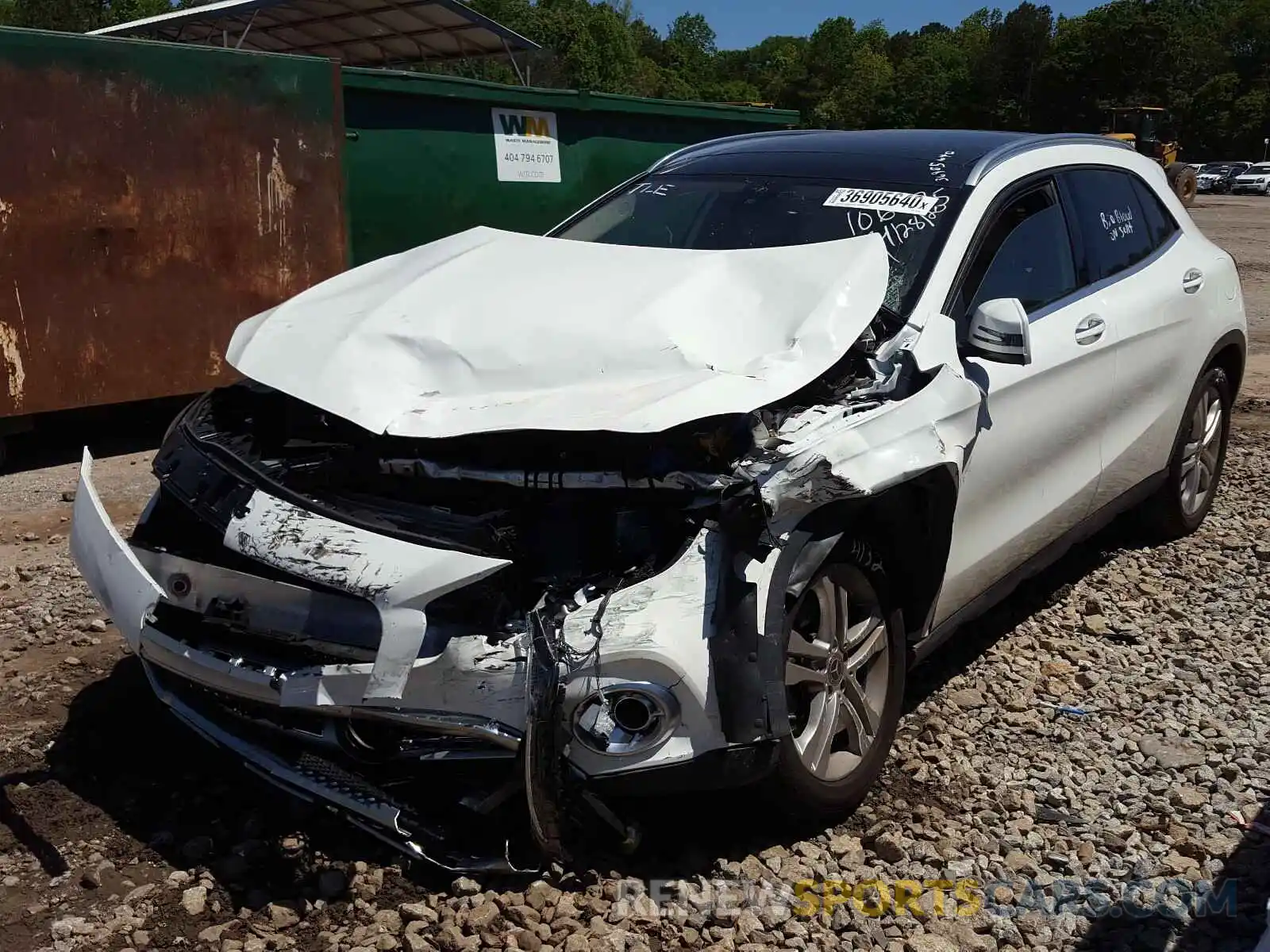 2 Photograph of a damaged car WDCTG4EB5KU003850 MERCEDES-BENZ G CLASS 2019