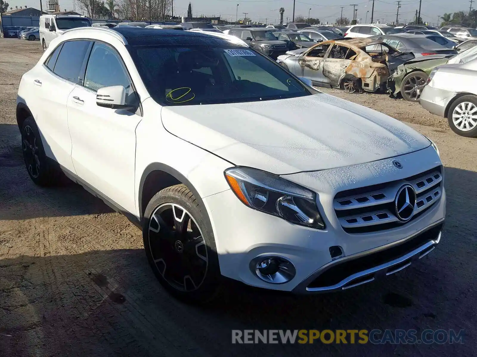 1 Photograph of a damaged car WDCTG4EB5KU005873 MERCEDES-BENZ G CLASS 2019