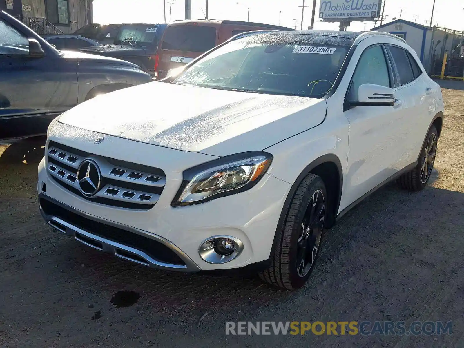 2 Photograph of a damaged car WDCTG4EB5KU005873 MERCEDES-BENZ G CLASS 2019