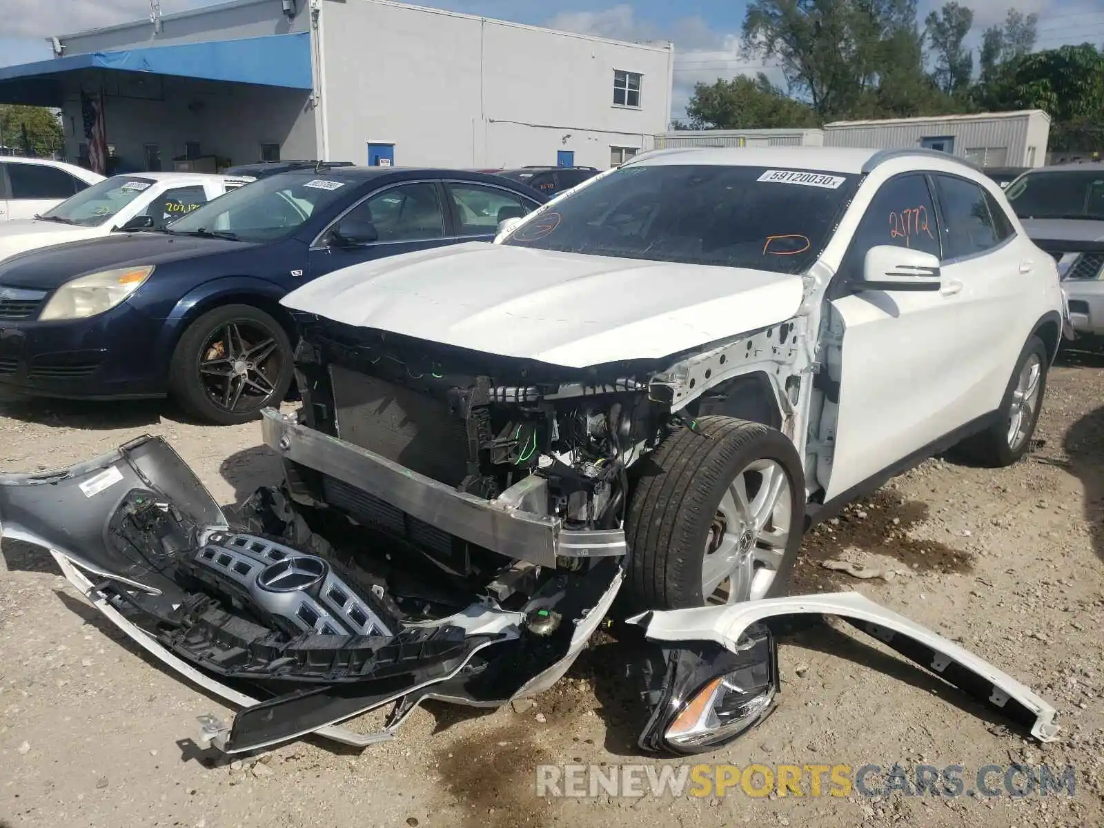 2 Photograph of a damaged car WDCTG4EB5KU008756 MERCEDES-BENZ G CLASS 2019