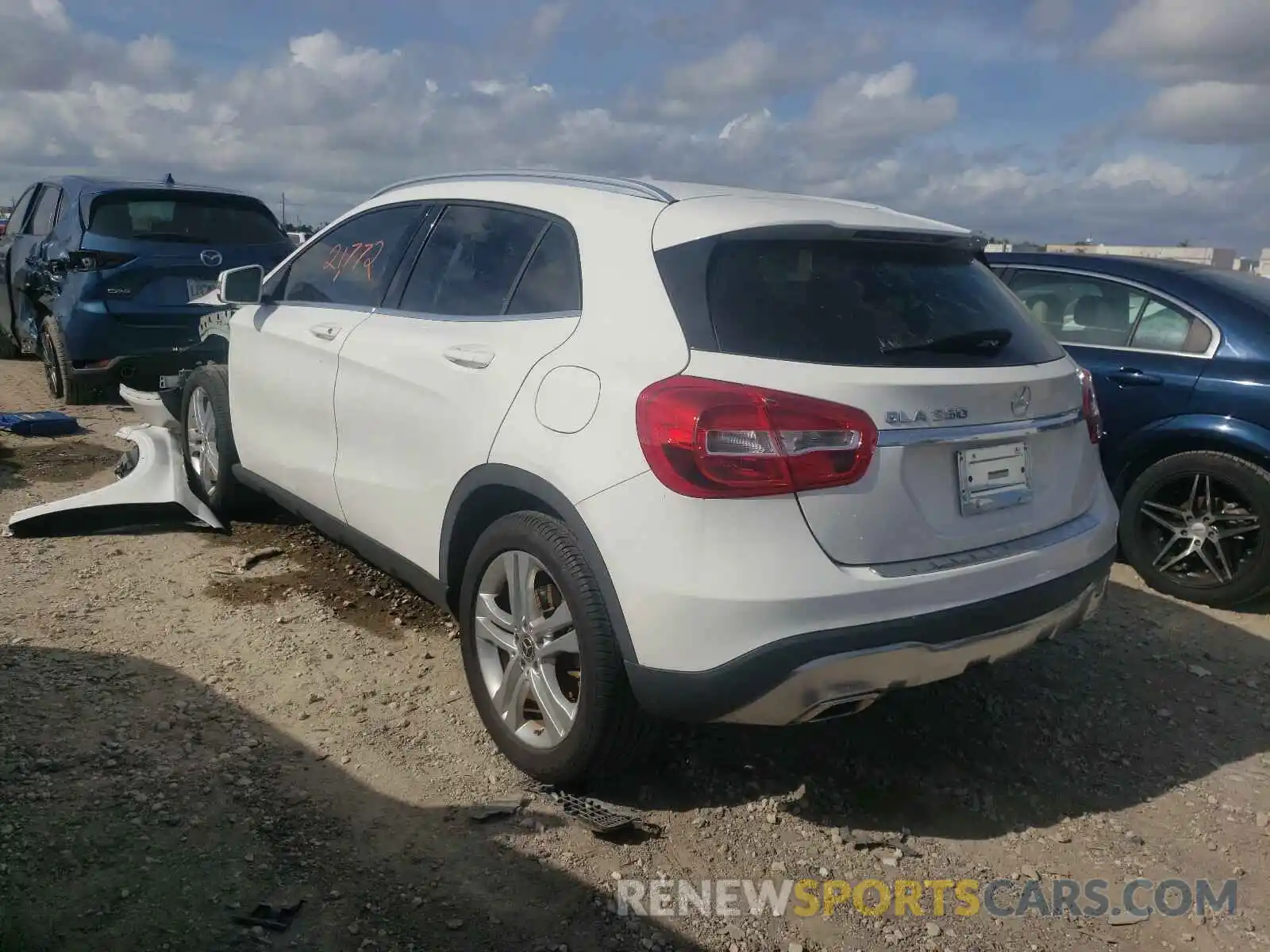 3 Photograph of a damaged car WDCTG4EB5KU008756 MERCEDES-BENZ G CLASS 2019