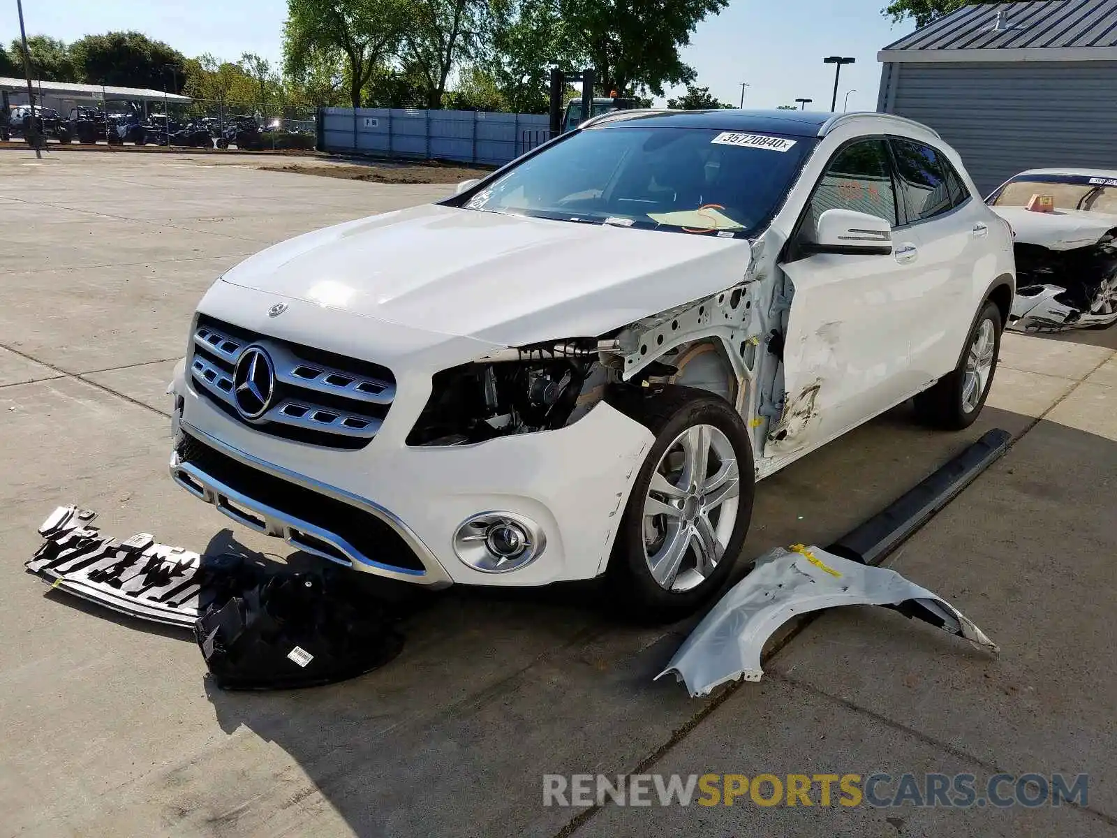 2 Photograph of a damaged car WDCTG4EB5KU010927 MERCEDES-BENZ G CLASS 2019