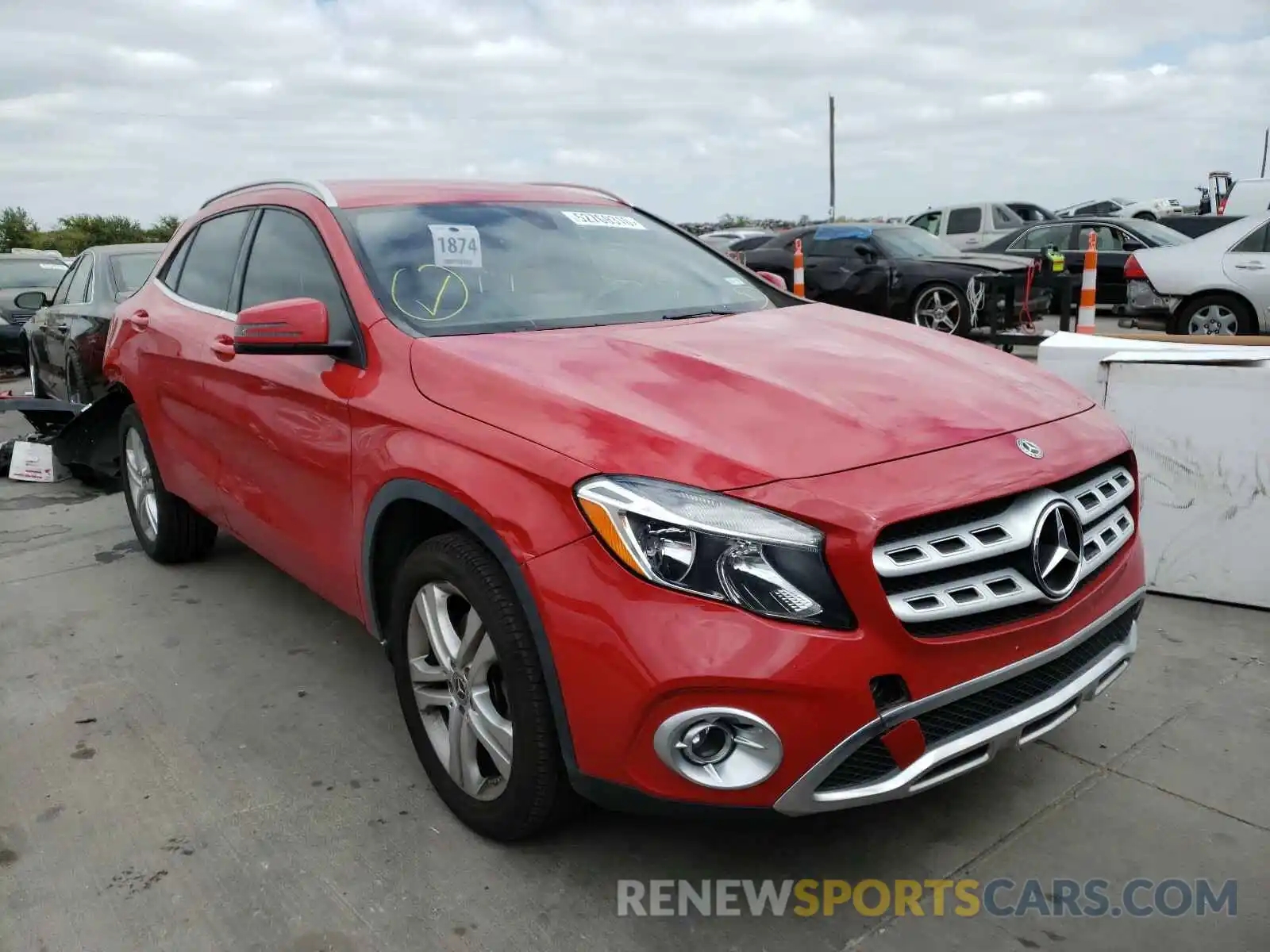 1 Photograph of a damaged car WDCTG4EB5KU014329 MERCEDES-BENZ G CLASS 2019