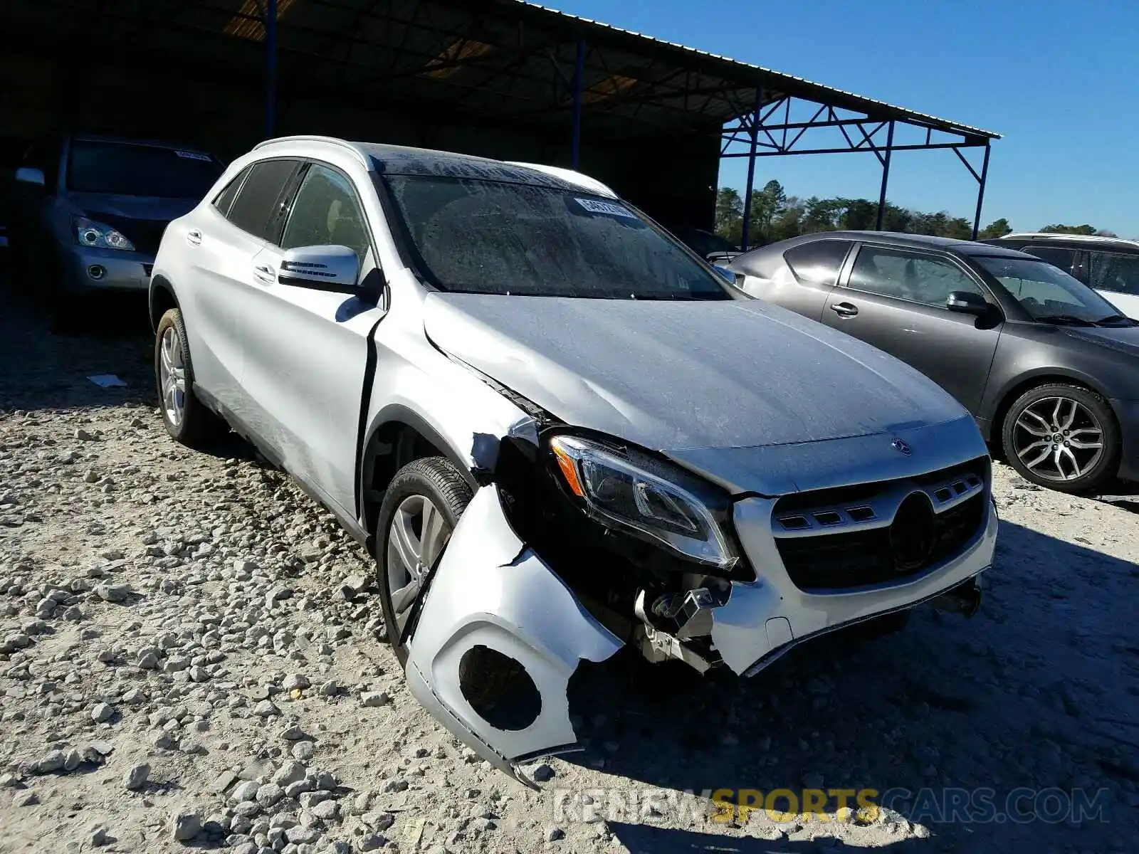 1 Photograph of a damaged car WDCTG4EB6KJ577858 MERCEDES-BENZ G CLASS 2019