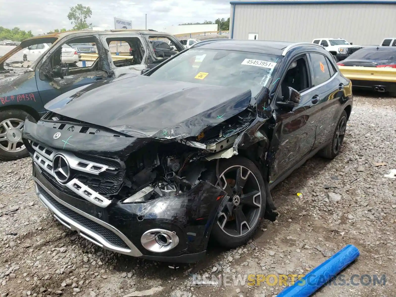 2 Photograph of a damaged car WDCTG4EB6KU013769 MERCEDES-BENZ G CLASS 2019