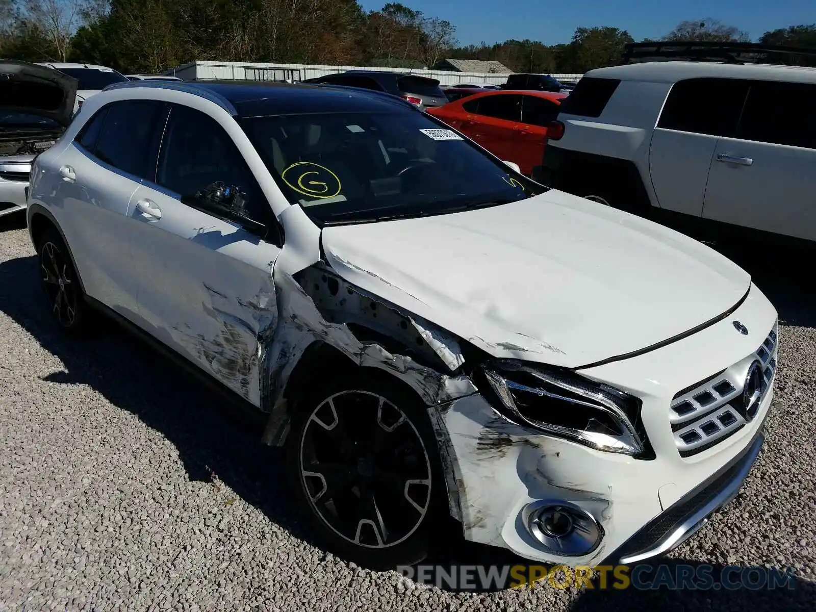 1 Photograph of a damaged car WDCTG4EB7KU002425 MERCEDES-BENZ G CLASS 2019