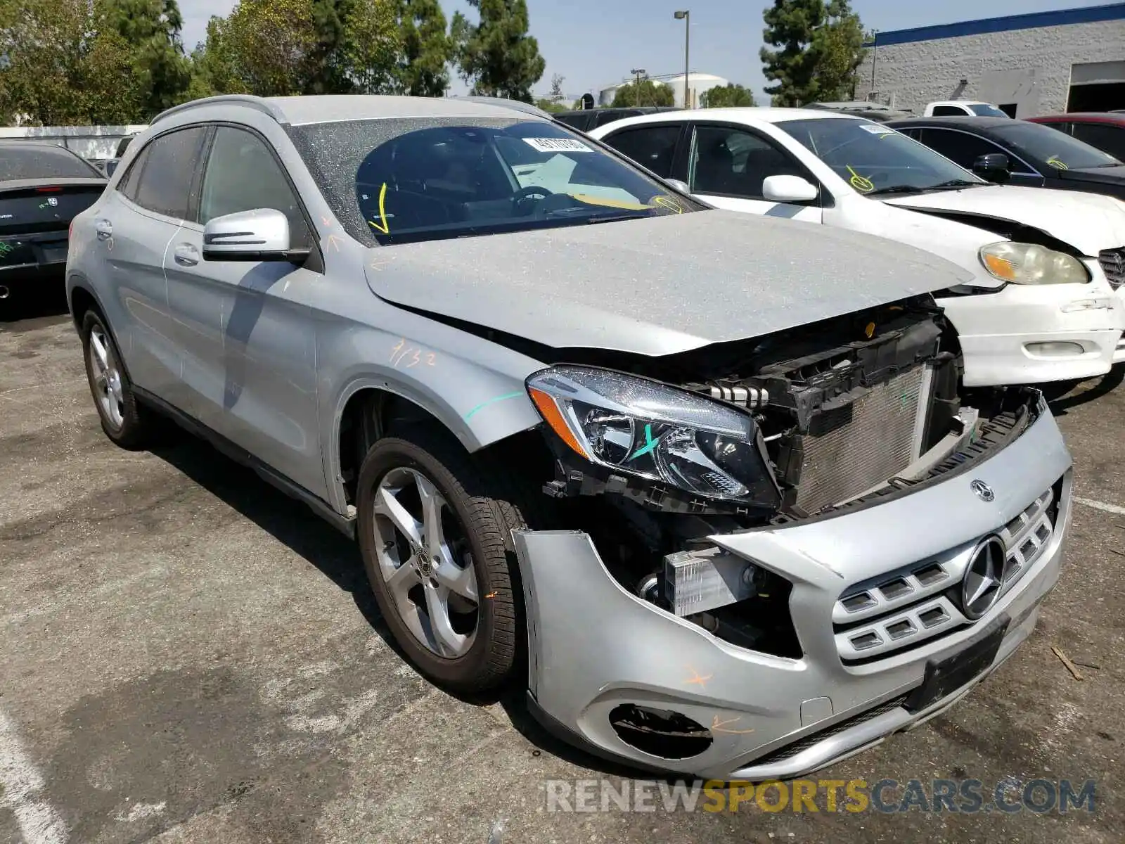 1 Photograph of a damaged car WDCTG4EB7KU008466 MERCEDES-BENZ G CLASS 2019