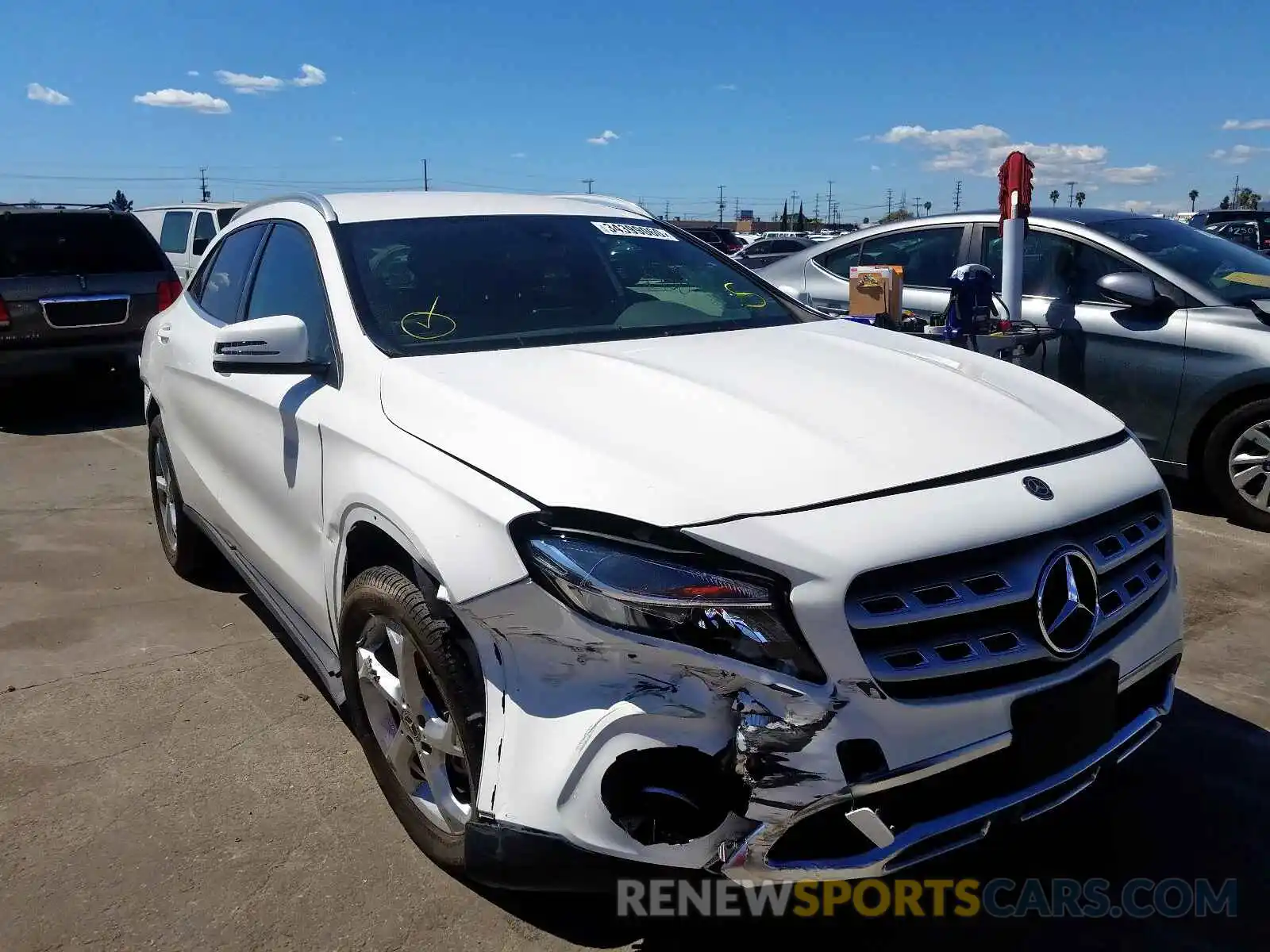 1 Photograph of a damaged car WDCTG4EB7KU014025 MERCEDES-BENZ G CLASS 2019