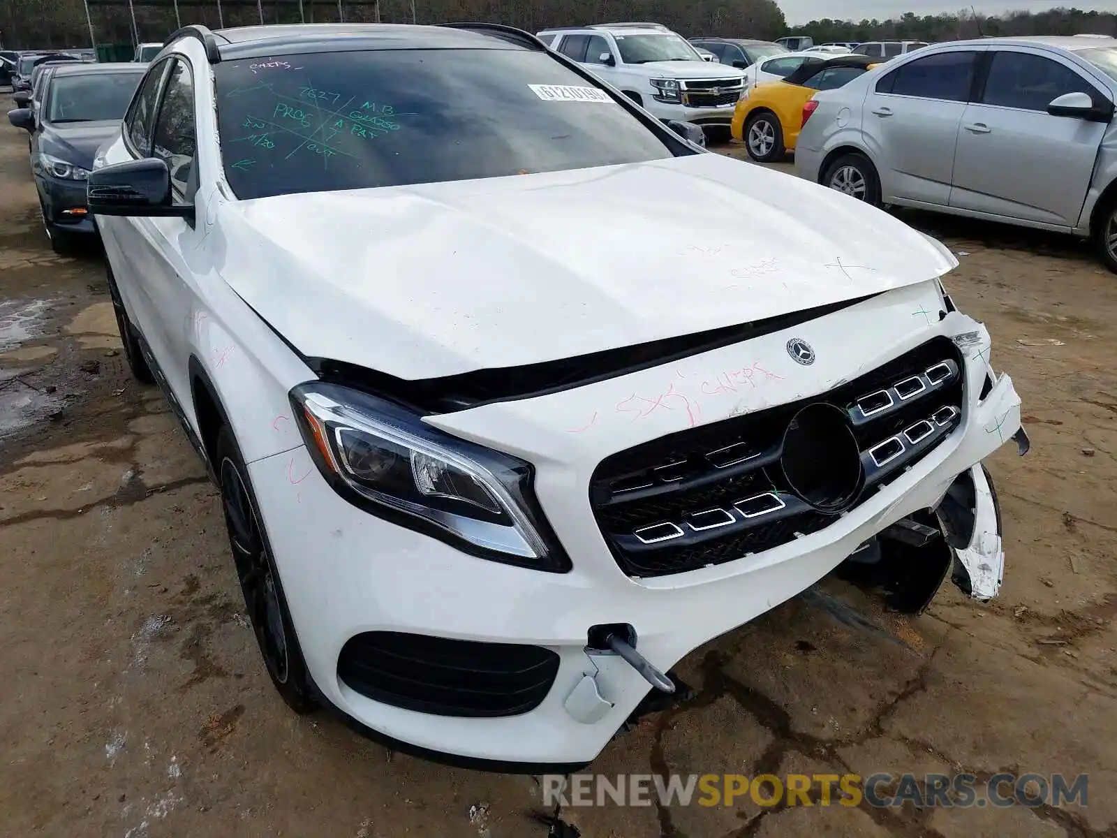 1 Photograph of a damaged car WDCTG4EB8KU003826 MERCEDES-BENZ G CLASS 2019