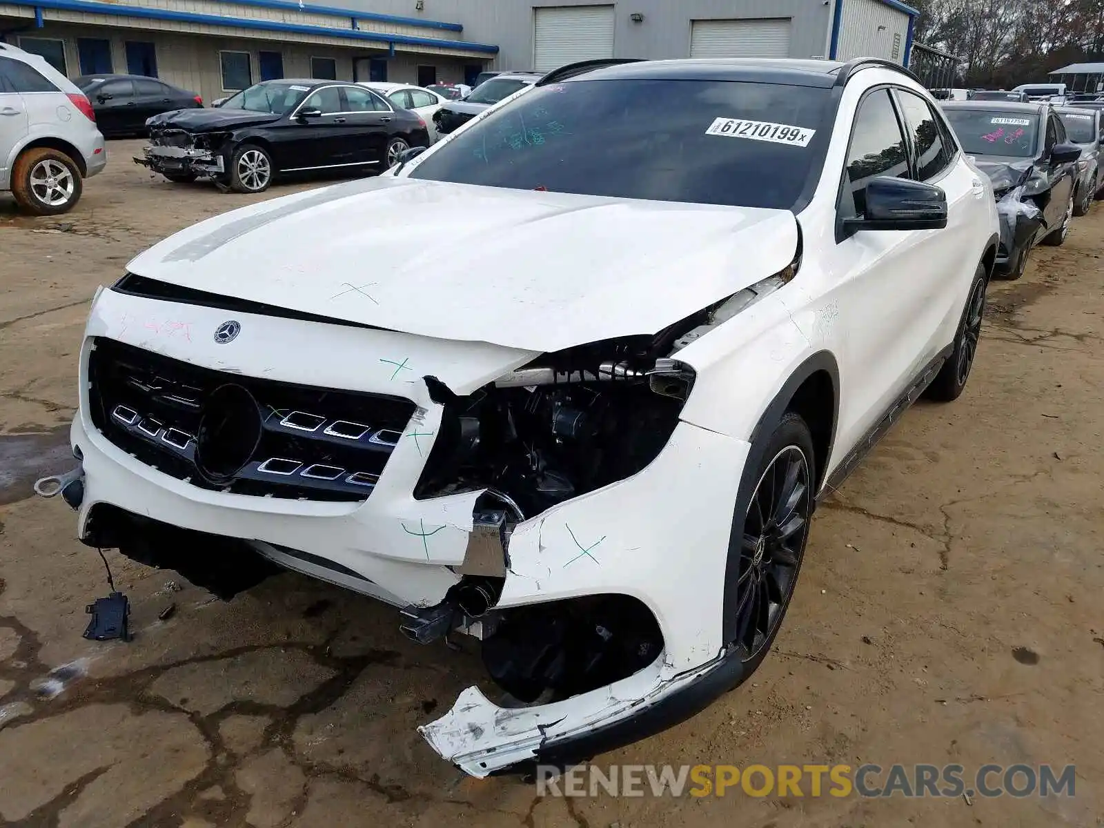 2 Photograph of a damaged car WDCTG4EB8KU003826 MERCEDES-BENZ G CLASS 2019