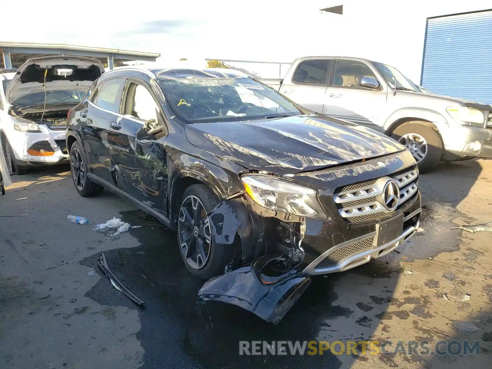 1 Photograph of a damaged car WDCTG4EB8KU017550 MERCEDES-BENZ G CLASS 2019