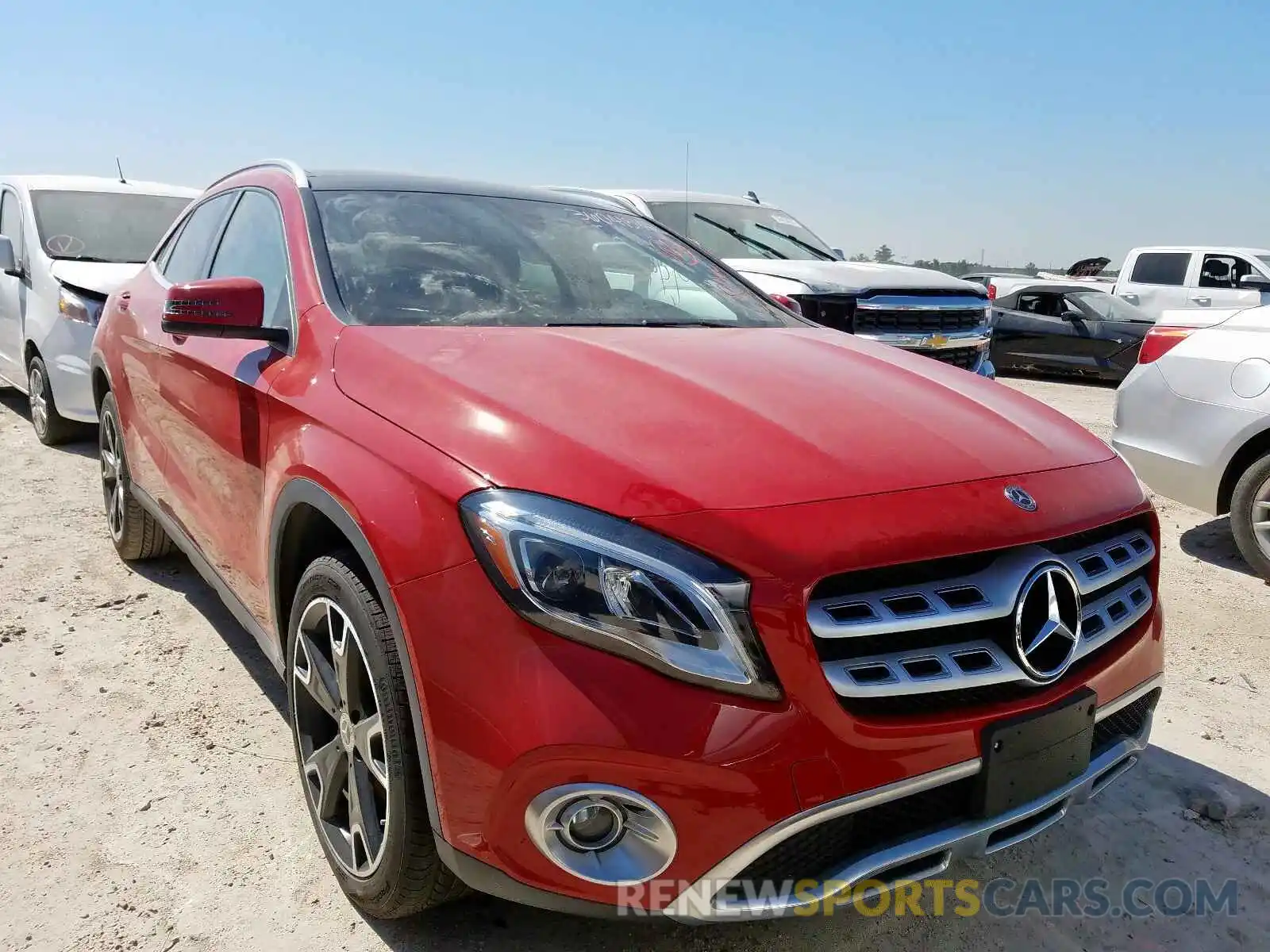 1 Photograph of a damaged car WDCTG4EB9KJ532624 MERCEDES-BENZ G CLASS 2019