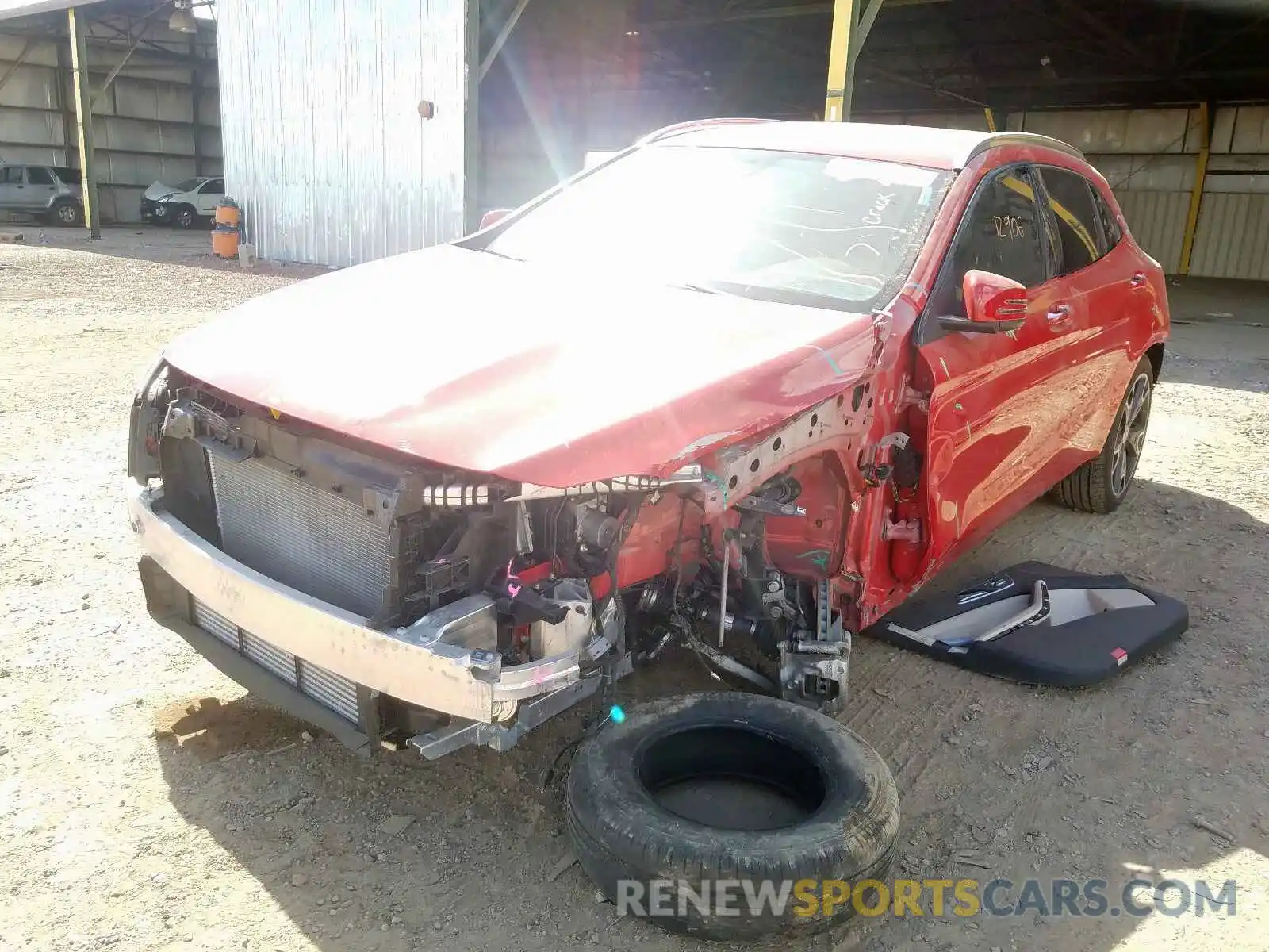2 Photograph of a damaged car WDCTG4EB9KU001762 MERCEDES-BENZ G CLASS 2019