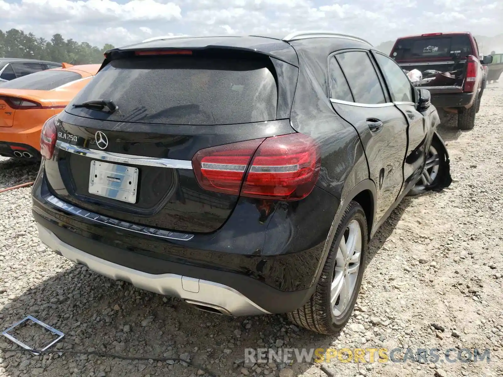 4 Photograph of a damaged car WDCTG4EB9KU003883 MERCEDES-BENZ G CLASS 2019