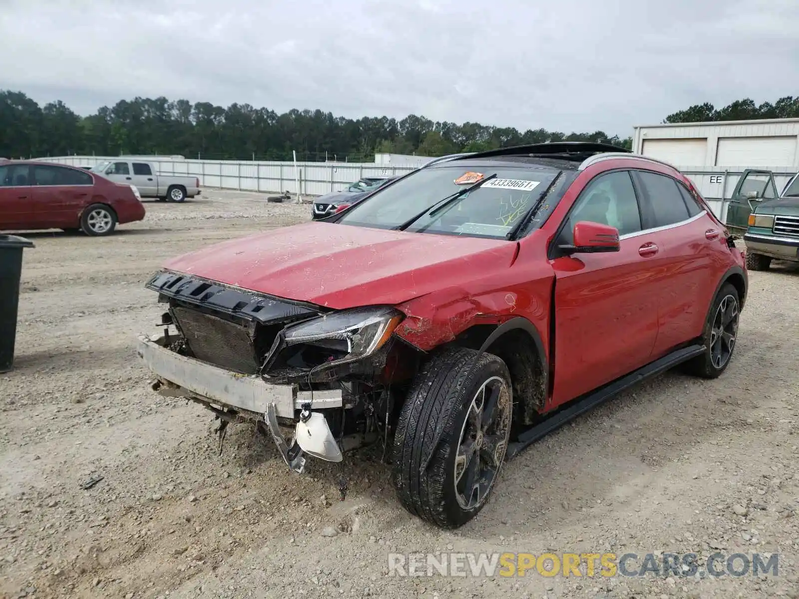 2 Photograph of a damaged car WDCTG4EBXKJ594405 MERCEDES-BENZ G CLASS 2019