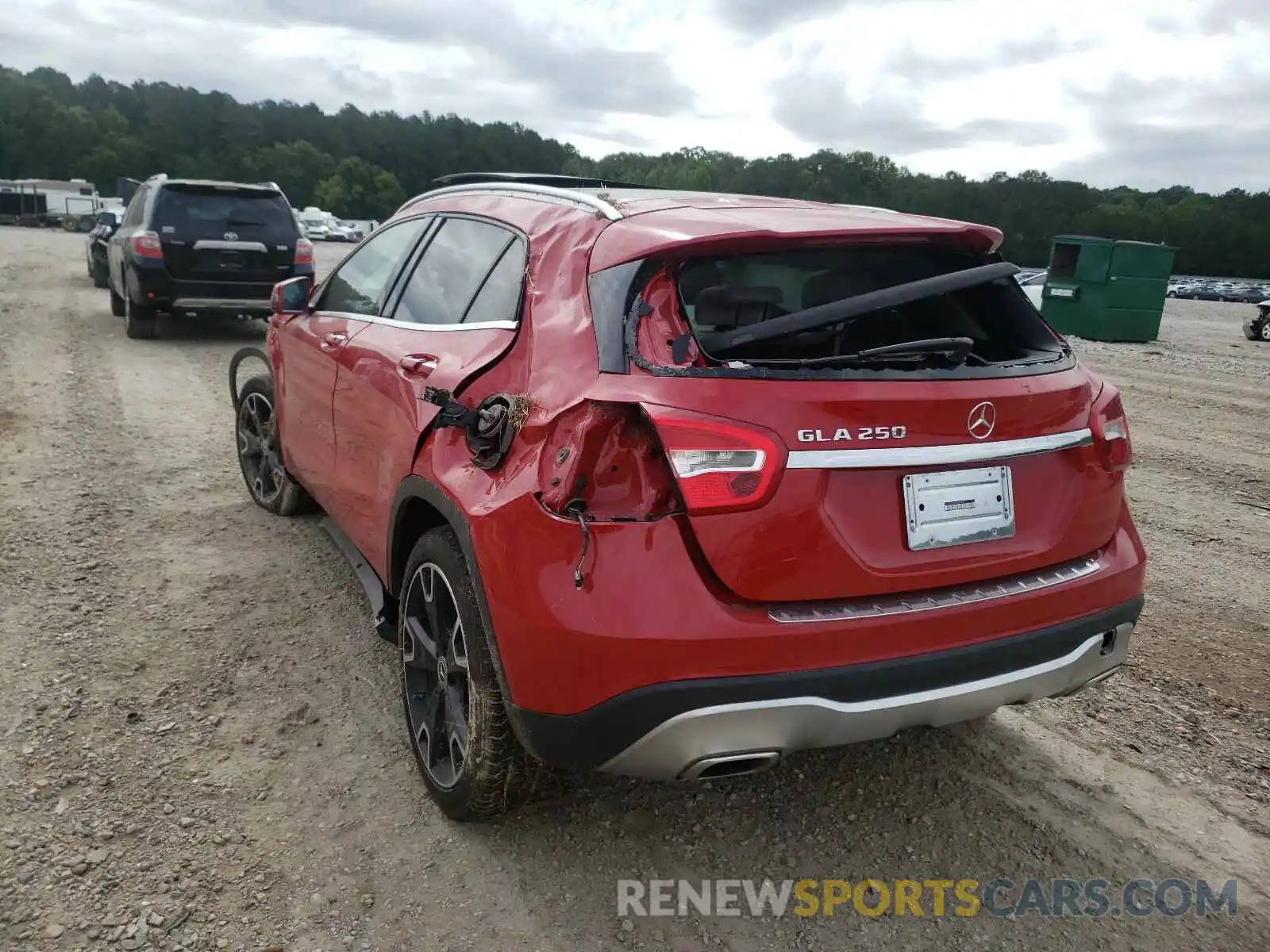 3 Photograph of a damaged car WDCTG4EBXKJ594405 MERCEDES-BENZ G CLASS 2019