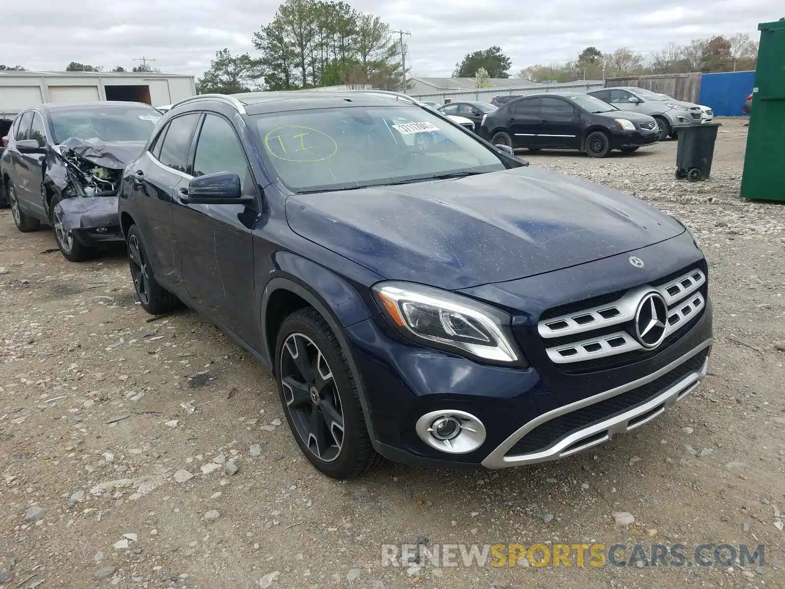 1 Photograph of a damaged car WDCTG4EBXKU002824 MERCEDES-BENZ G CLASS 2019