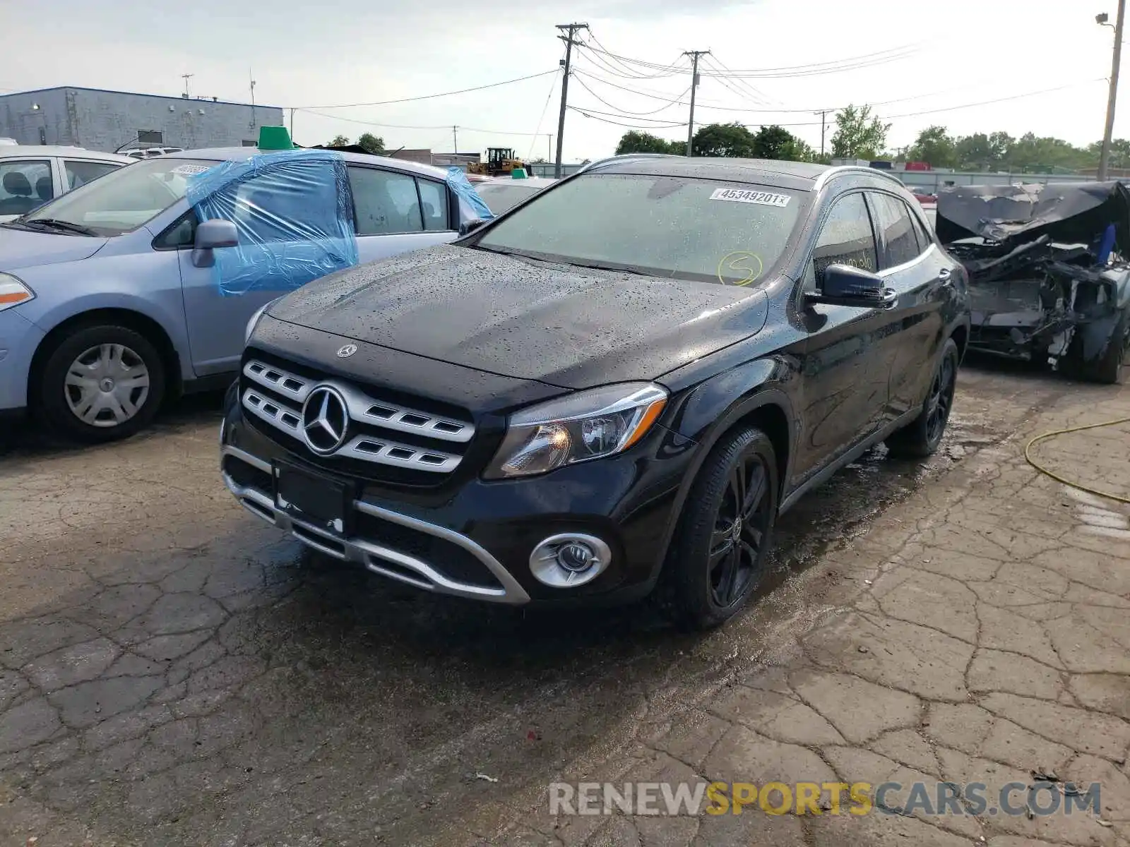 2 Photograph of a damaged car WDCTG4GB0KJ532766 MERCEDES-BENZ G CLASS 2019