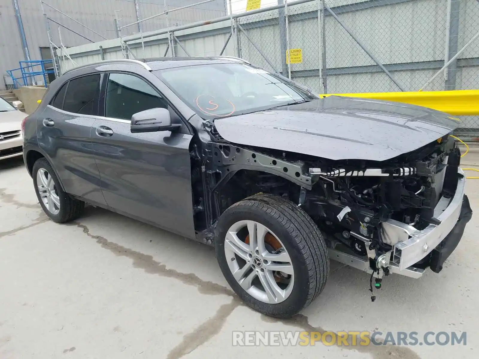 1 Photograph of a damaged car WDCTG4GB1KJ545932 MERCEDES-BENZ G CLASS 2019