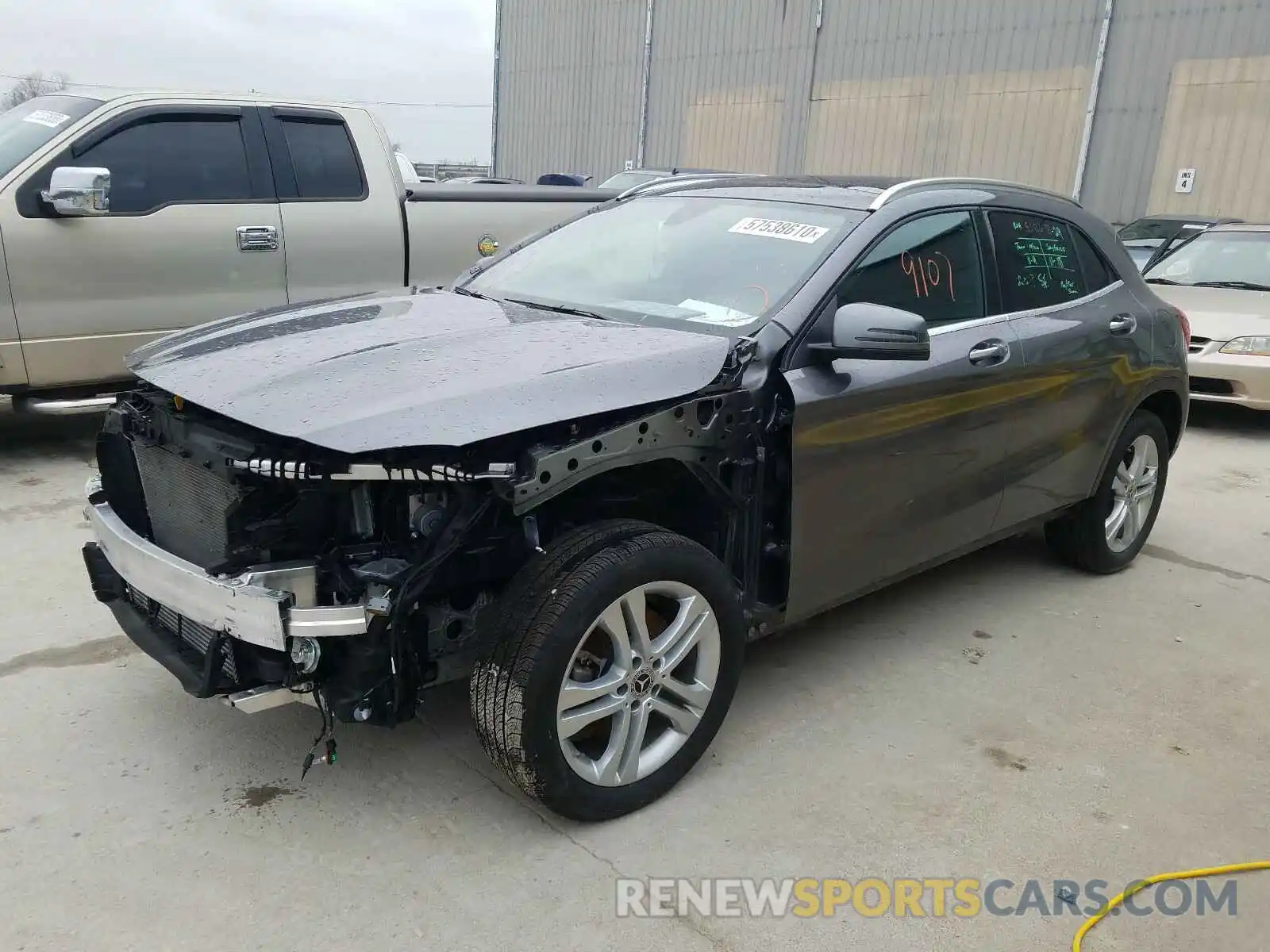 2 Photograph of a damaged car WDCTG4GB1KJ545932 MERCEDES-BENZ G CLASS 2019