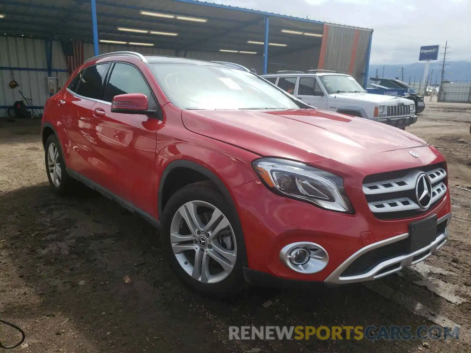 1 Photograph of a damaged car WDCTG4GB1KJ584360 MERCEDES-BENZ G CLASS 2019