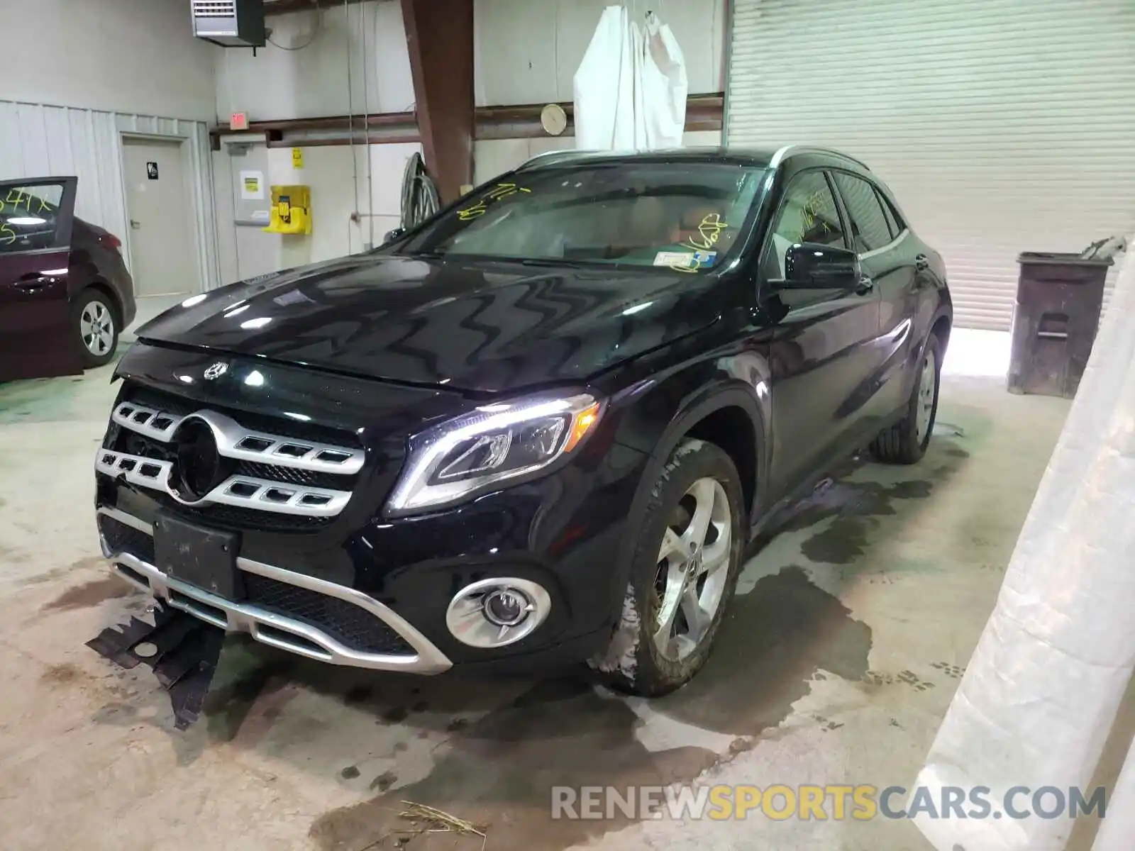 2 Photograph of a damaged car WDCTG4GB2KJ578566 MERCEDES-BENZ G CLASS 2019