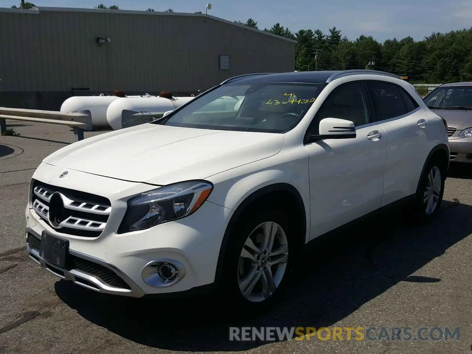 2 Photograph of a damaged car WDCTG4GB2KU001163 MERCEDES-BENZ G CLASS 2019