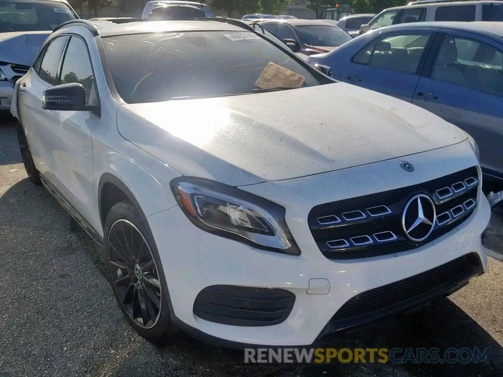 1 Photograph of a damaged car WDCTG4GB3KJ580195 MERCEDES-BENZ G CLASS 2019