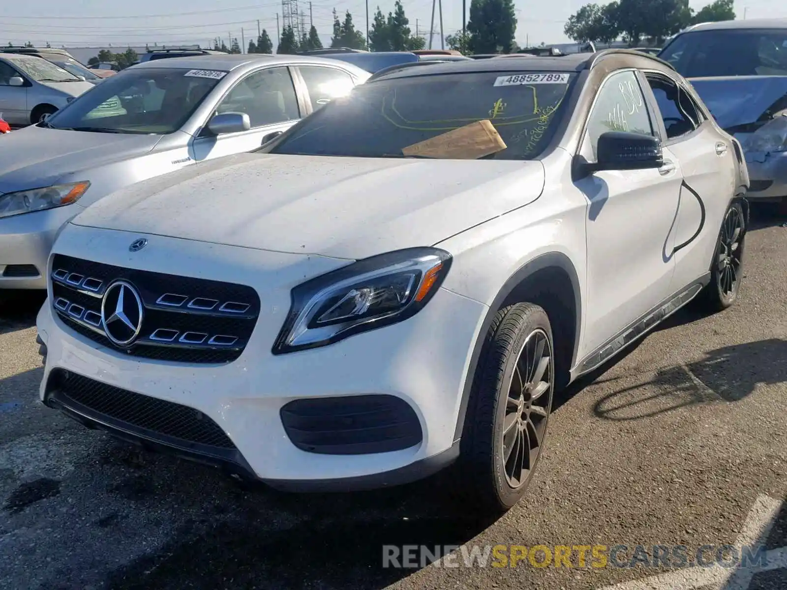 2 Photograph of a damaged car WDCTG4GB3KJ580195 MERCEDES-BENZ G CLASS 2019