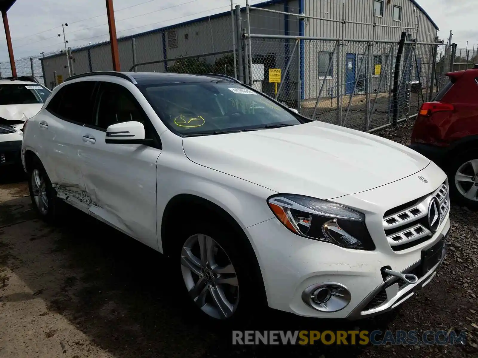 1 Photograph of a damaged car WDCTG4GB4KJ549926 MERCEDES-BENZ G CLASS 2019