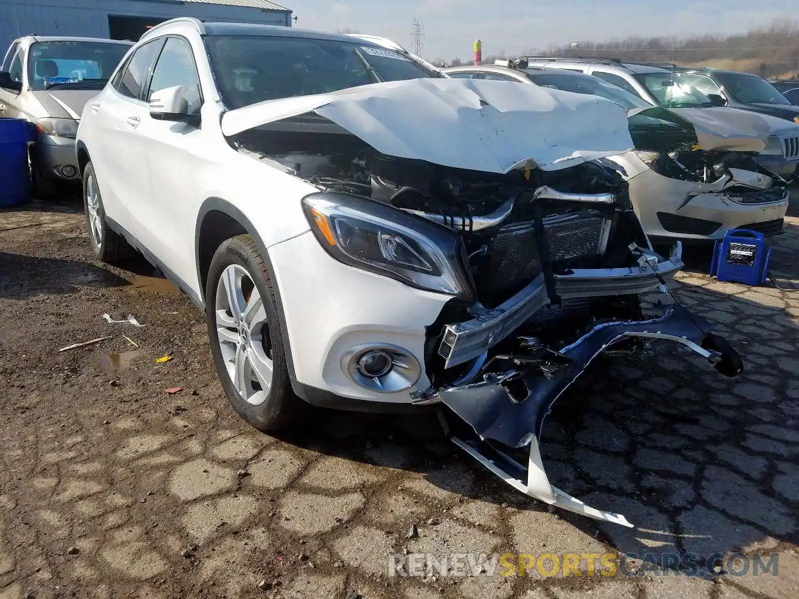 1 Photograph of a damaged car WDCTG4GB4KJ551191 MERCEDES-BENZ G CLASS 2019