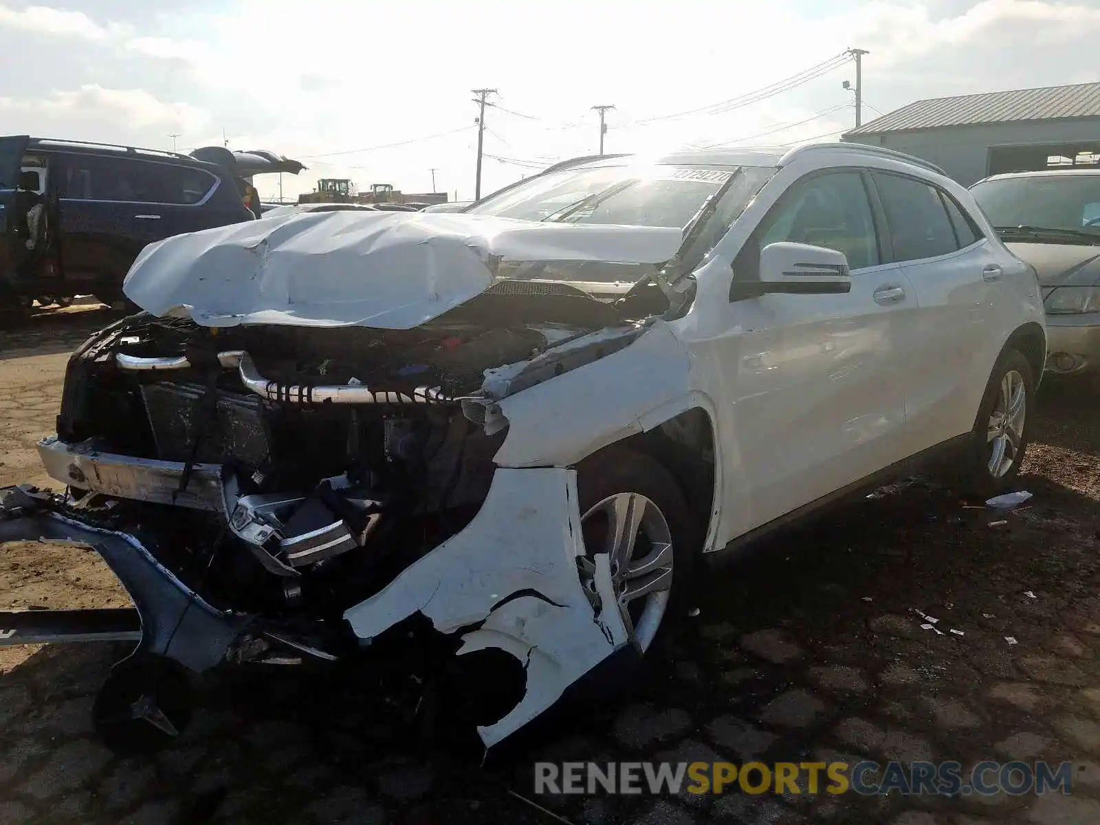 2 Photograph of a damaged car WDCTG4GB4KJ551191 MERCEDES-BENZ G CLASS 2019