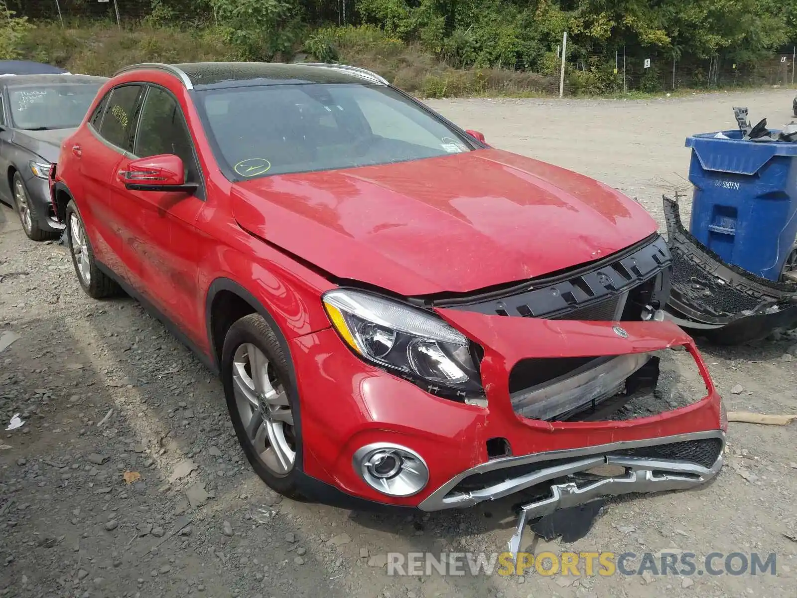 1 Photograph of a damaged car WDCTG4GB4KJ551885 MERCEDES-BENZ G CLASS 2019