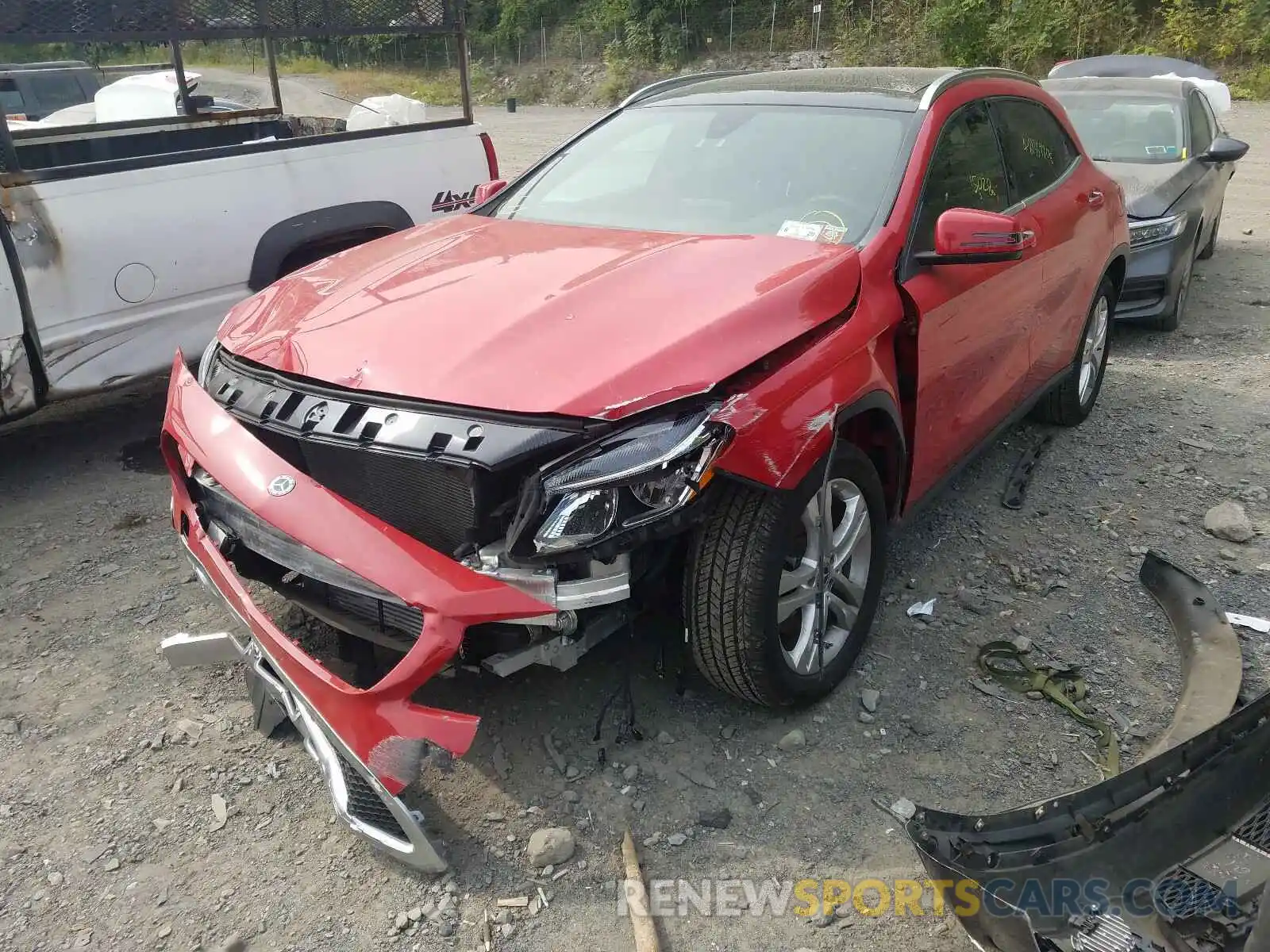 2 Photograph of a damaged car WDCTG4GB4KJ551885 MERCEDES-BENZ G CLASS 2019